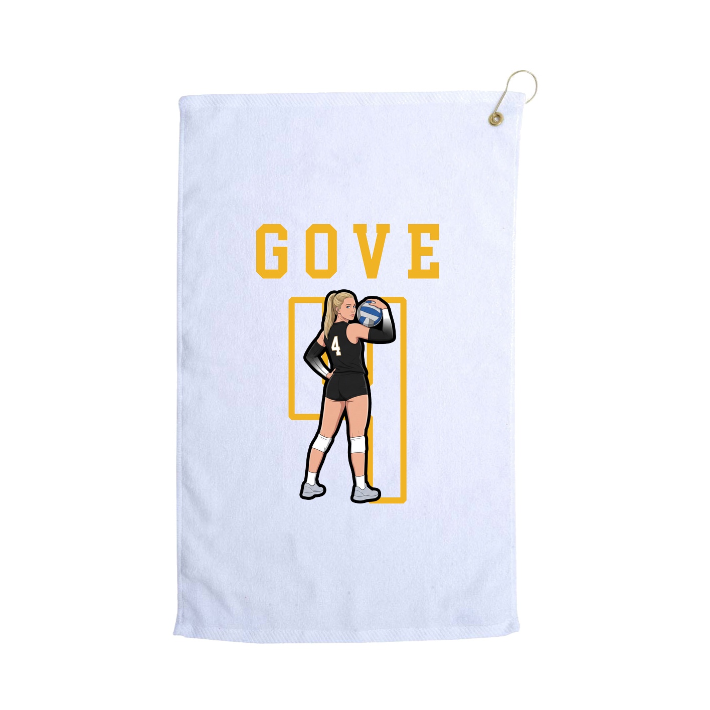 Golf Towel — Shirsey in White