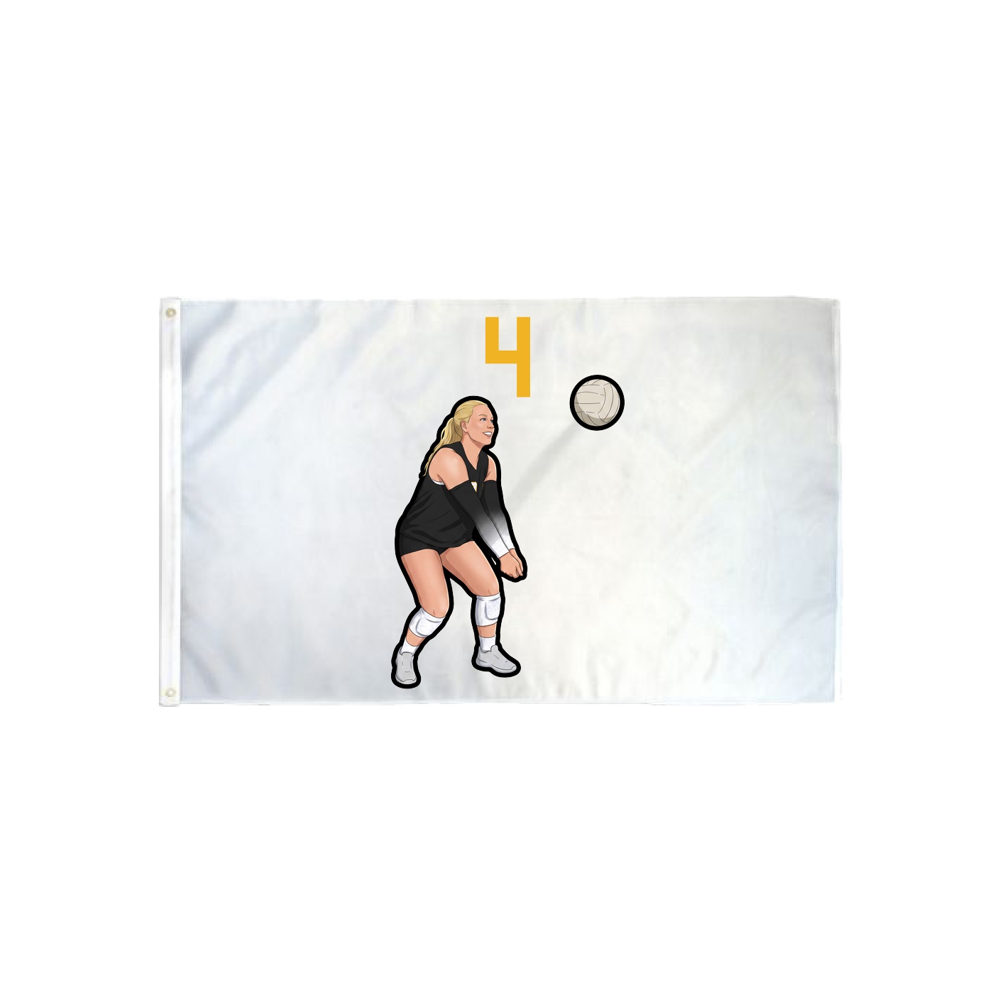 3x5 Flag — Number Top in Classic