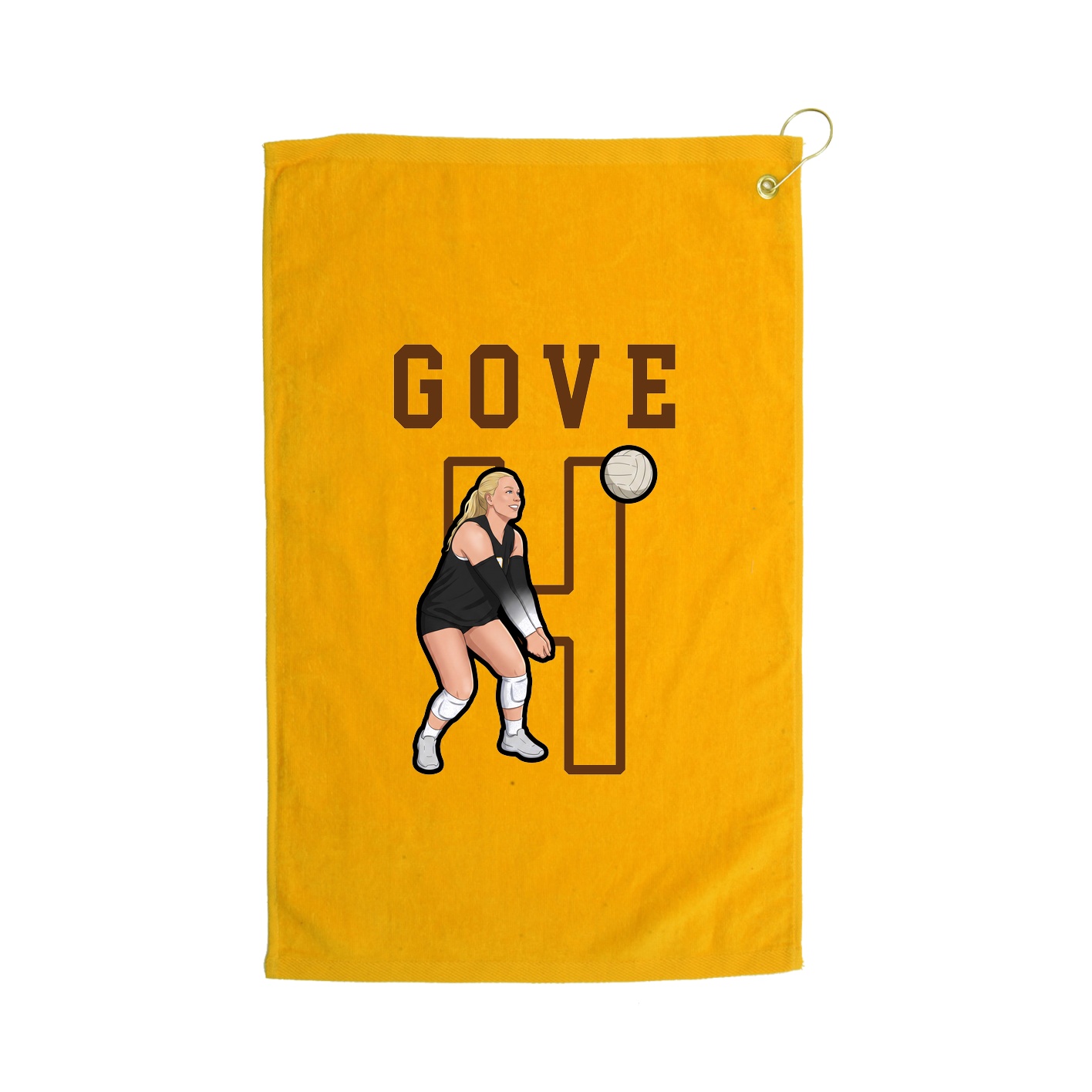 Golf Towel — Shirsey in Gold