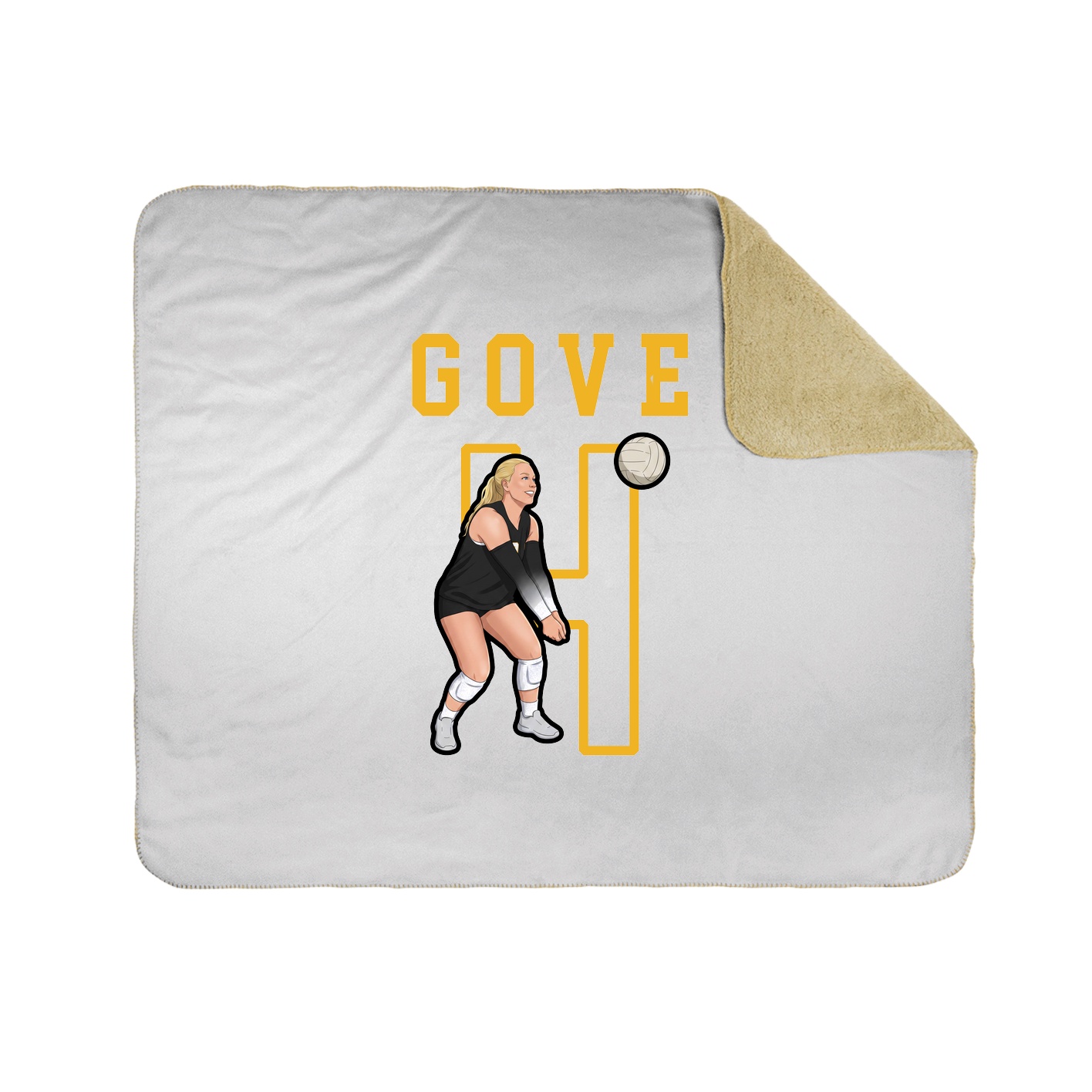 Throw Blanket — Shirsey in White