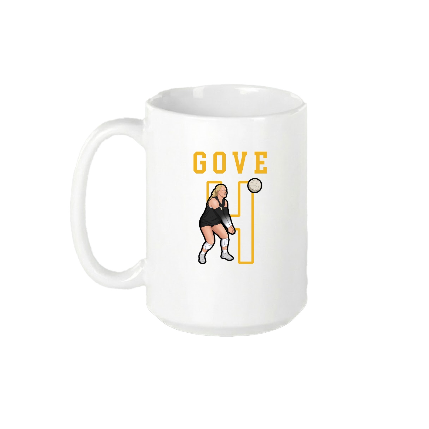 15oz Coffee Mug — Shirsey in White