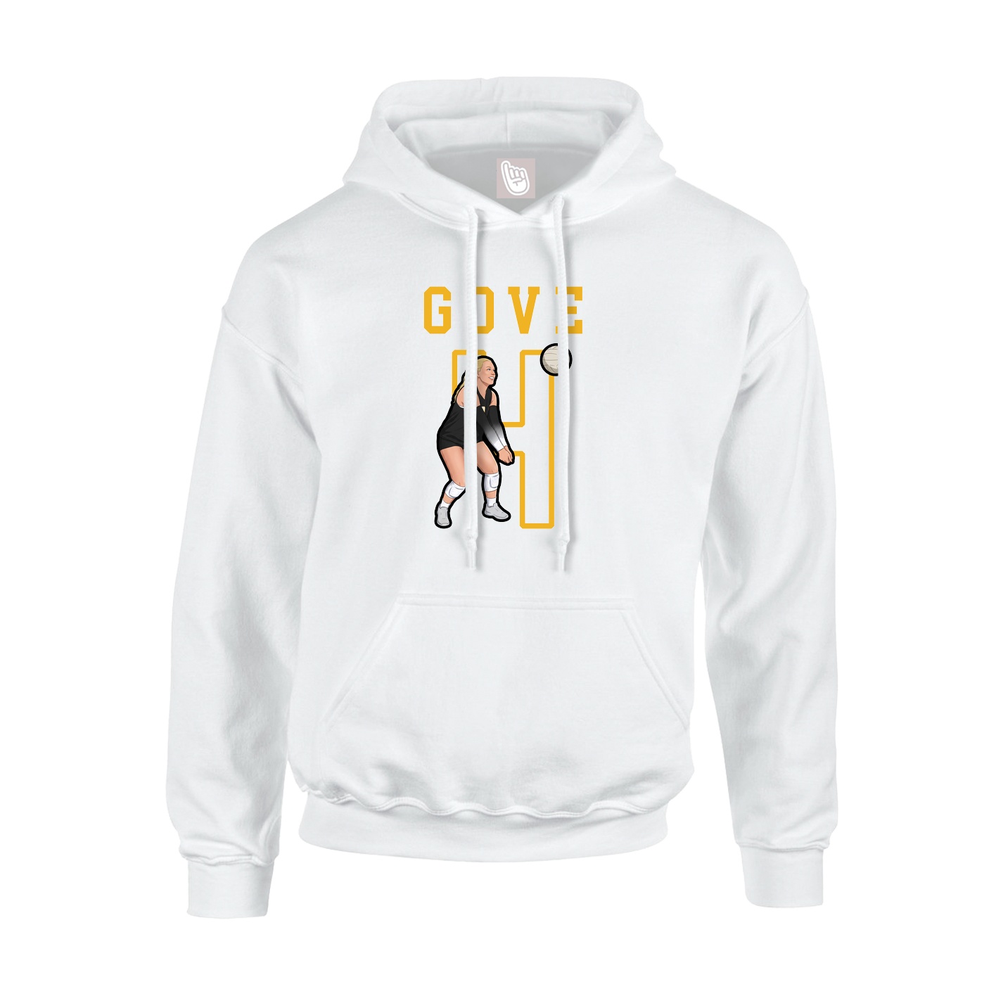 Youth Hoodie — Shirsey in White