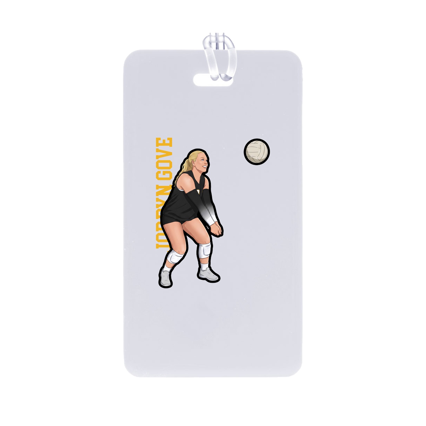 Bag Tag — Name Vertical in Classic
