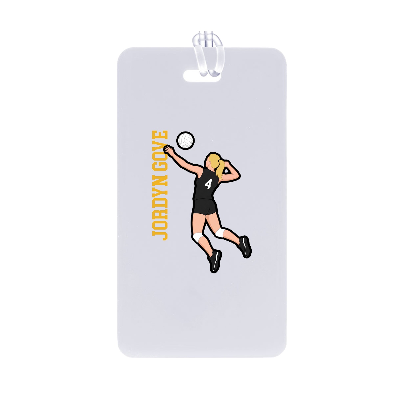 Bag Tag — Name Vertical in Classic