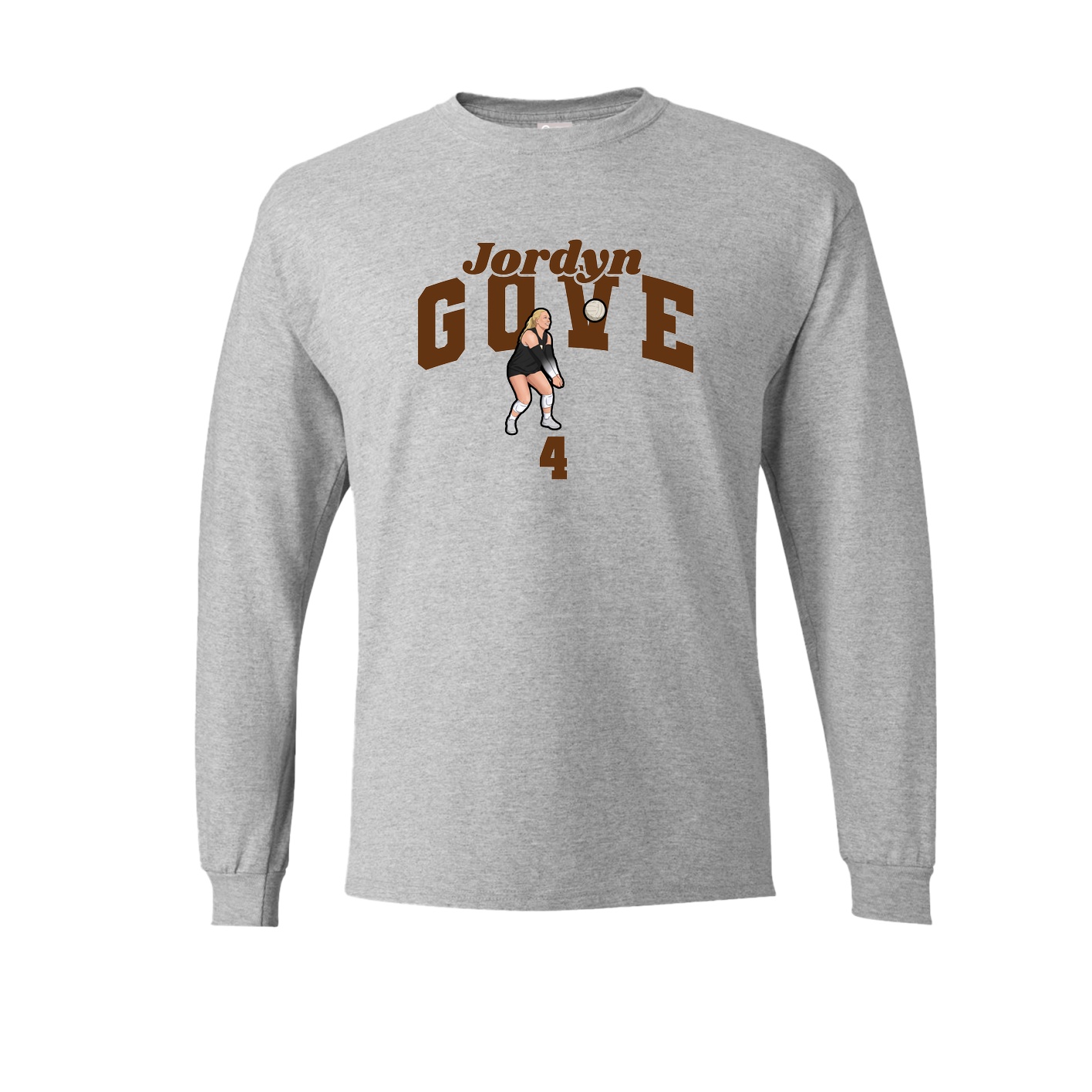 Long Sleeve Tee — Signature Arch in Grey