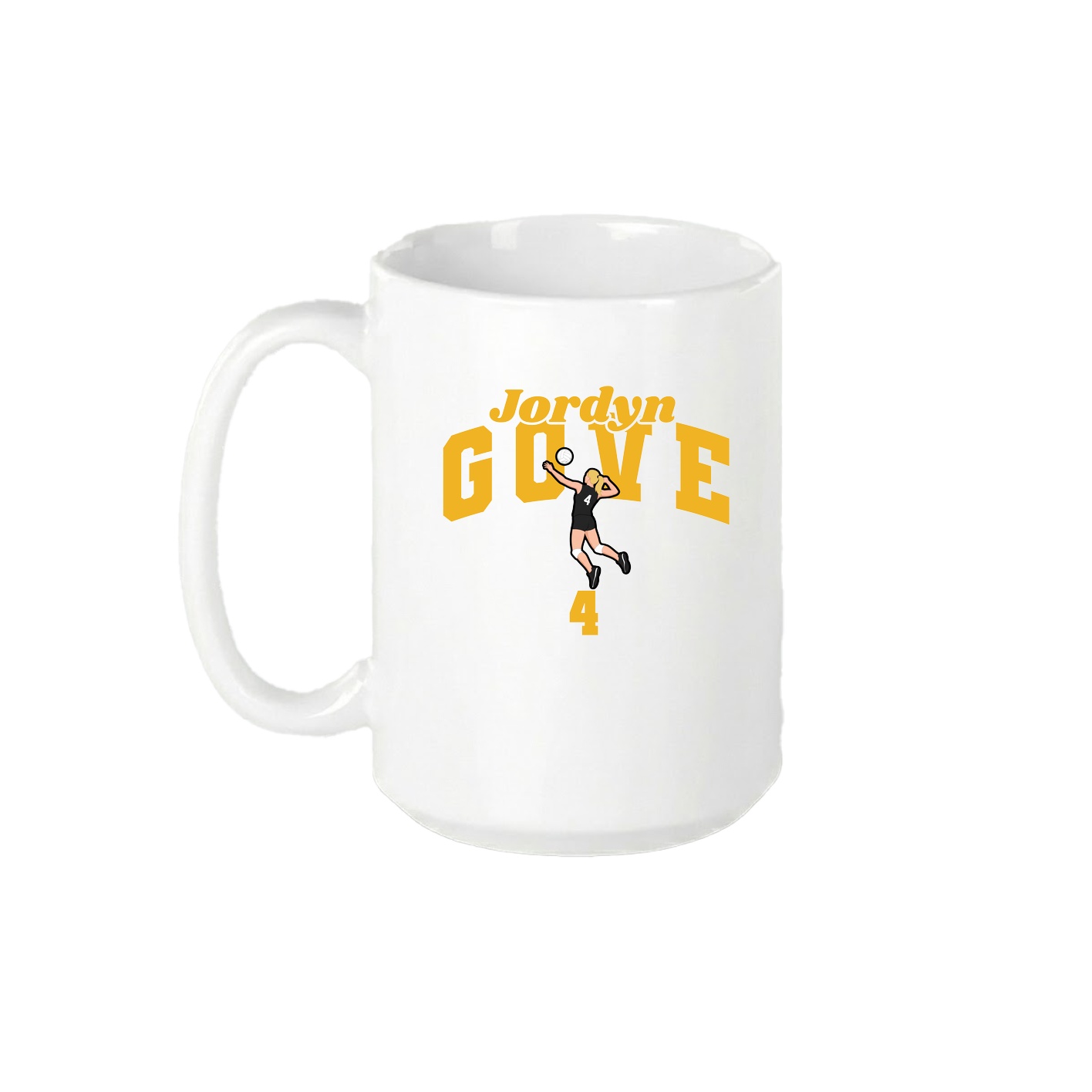 15oz Coffee Mug — Signature Arch in White