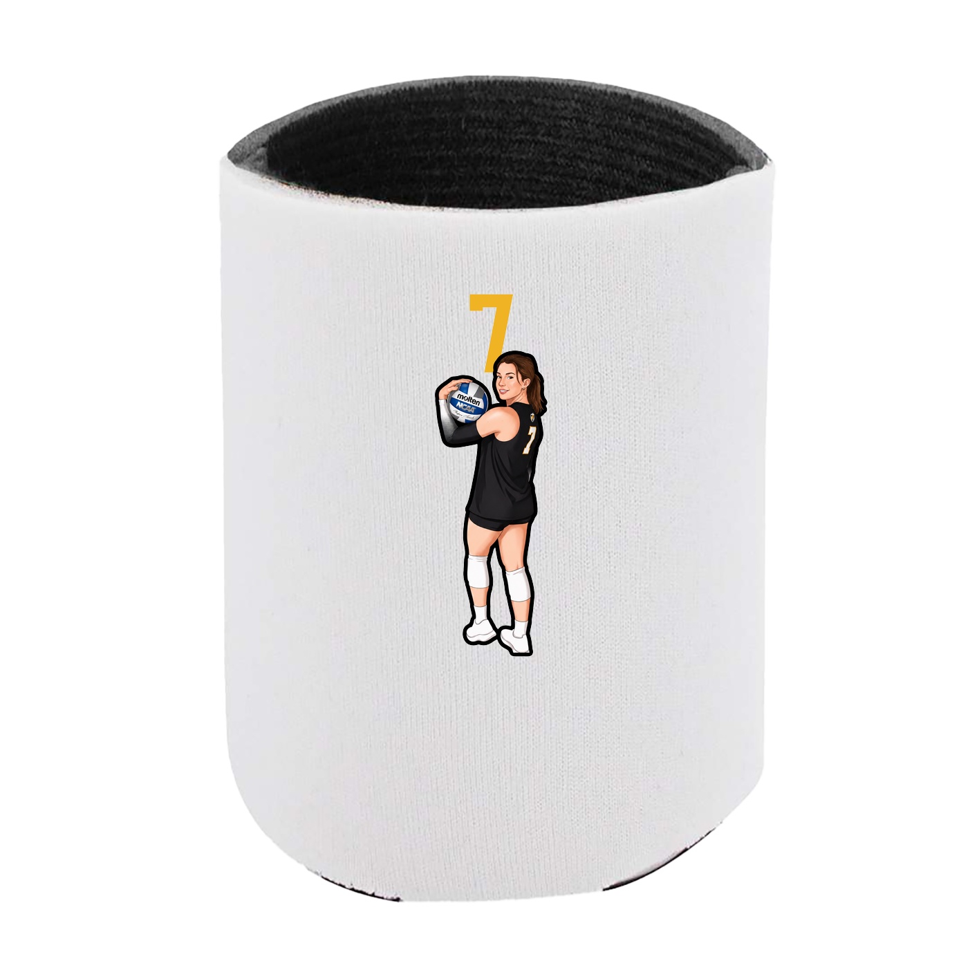 Can Holder — Number Top in White