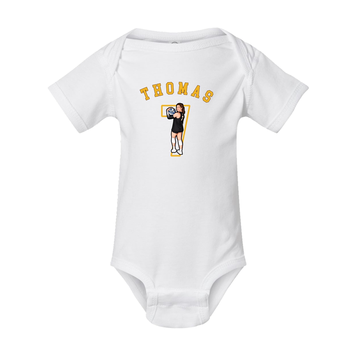 Baby Onesie — Shirsey Arch in White