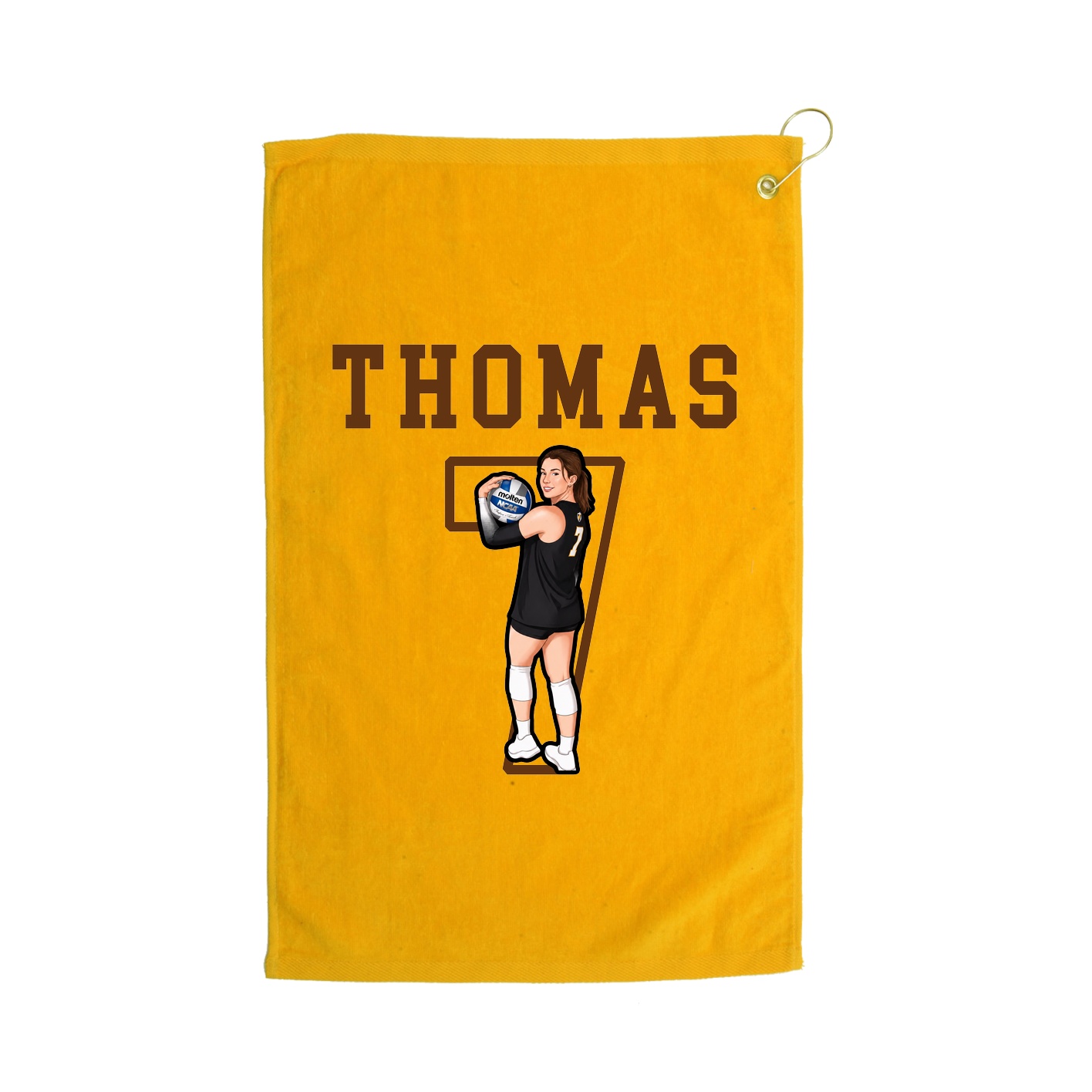 Golf Towel — Shirsey in Gold