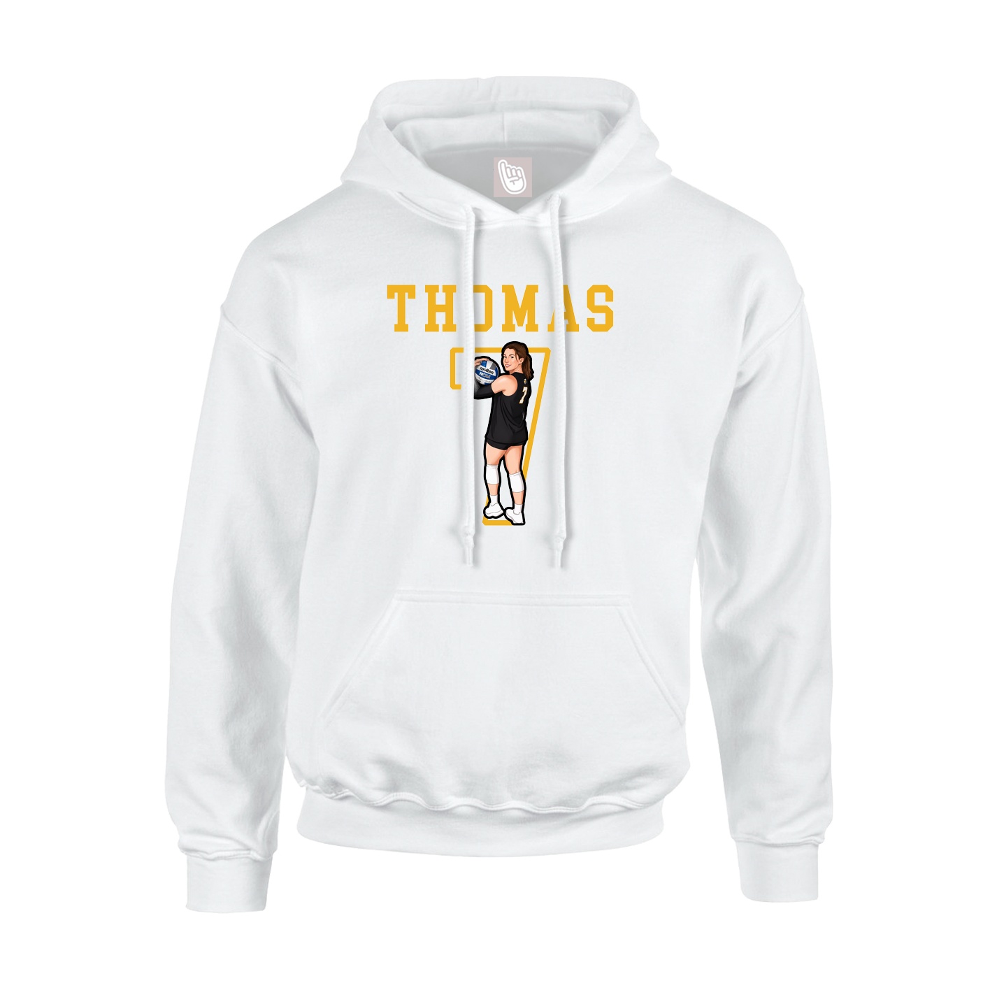 Youth Hoodie — Shirsey in White