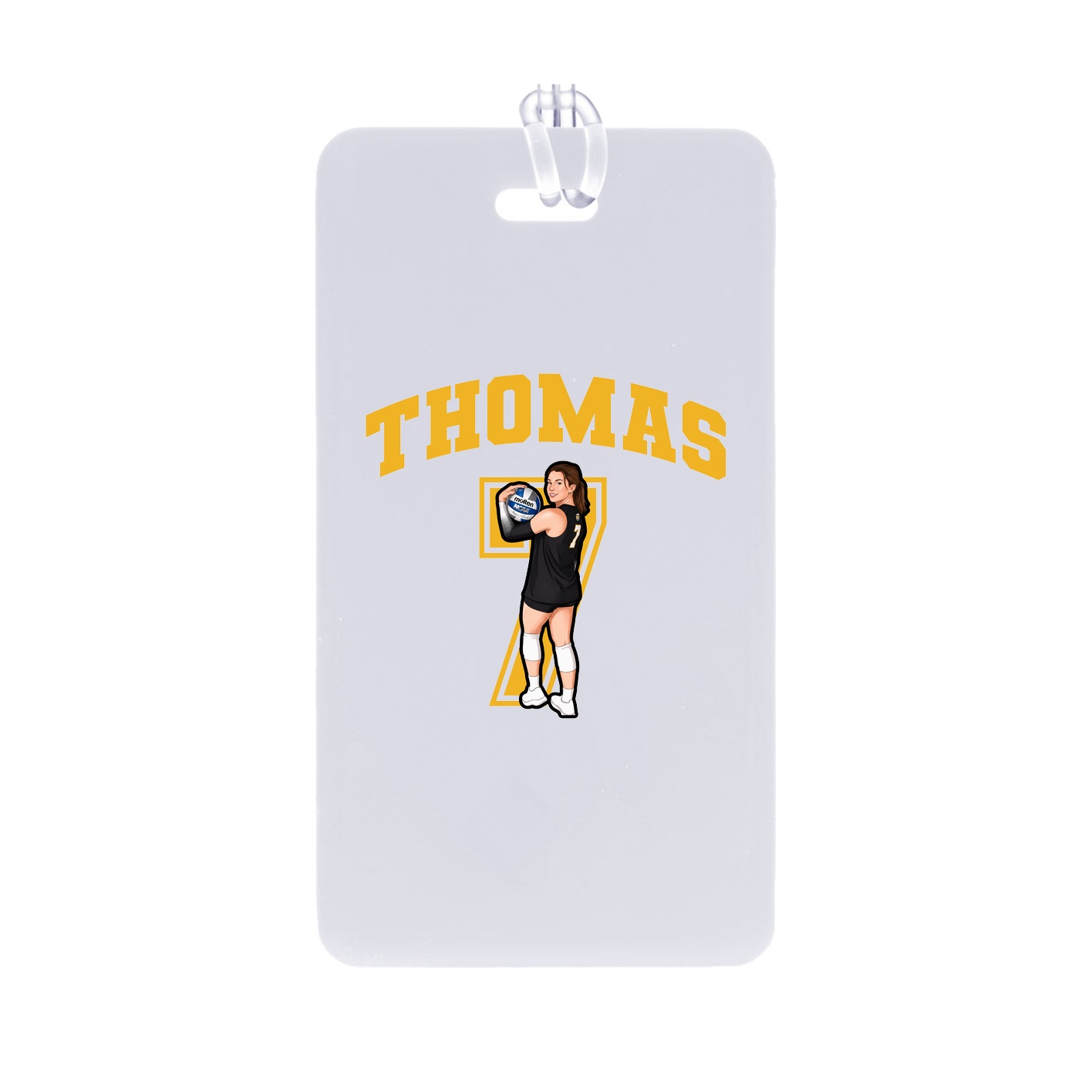 Bag Tag — Number in Classic