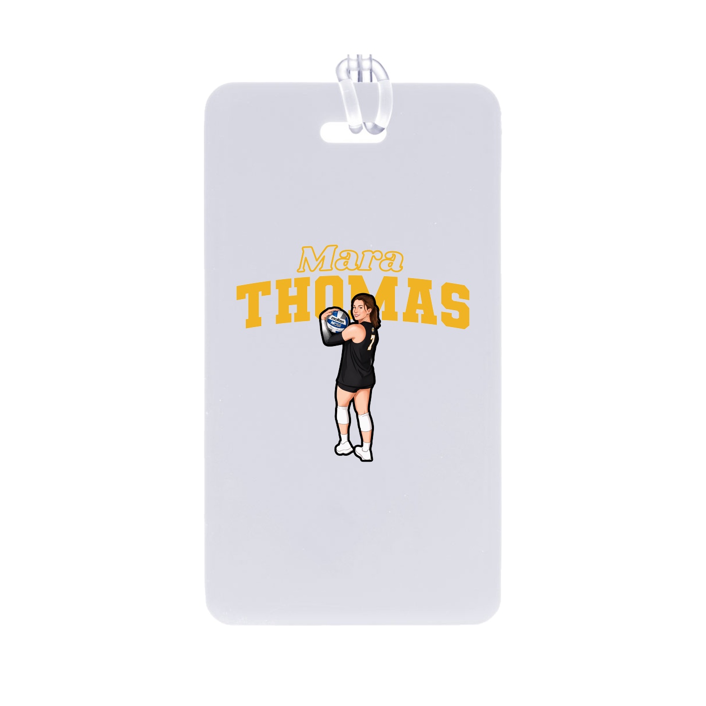 Bag Tag — Name Arch in Classic