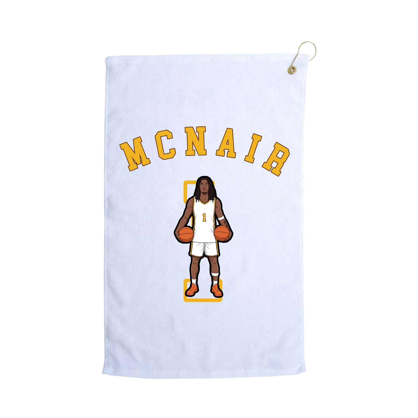 Golf Towel — Shirsey Arch in White