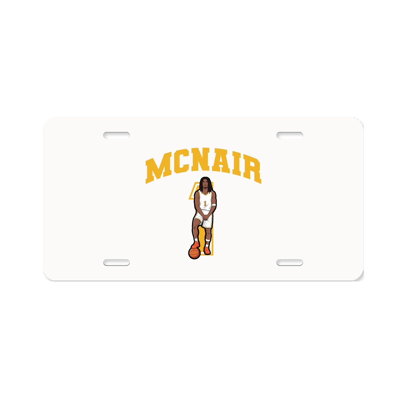 License Plate — Number in Classic