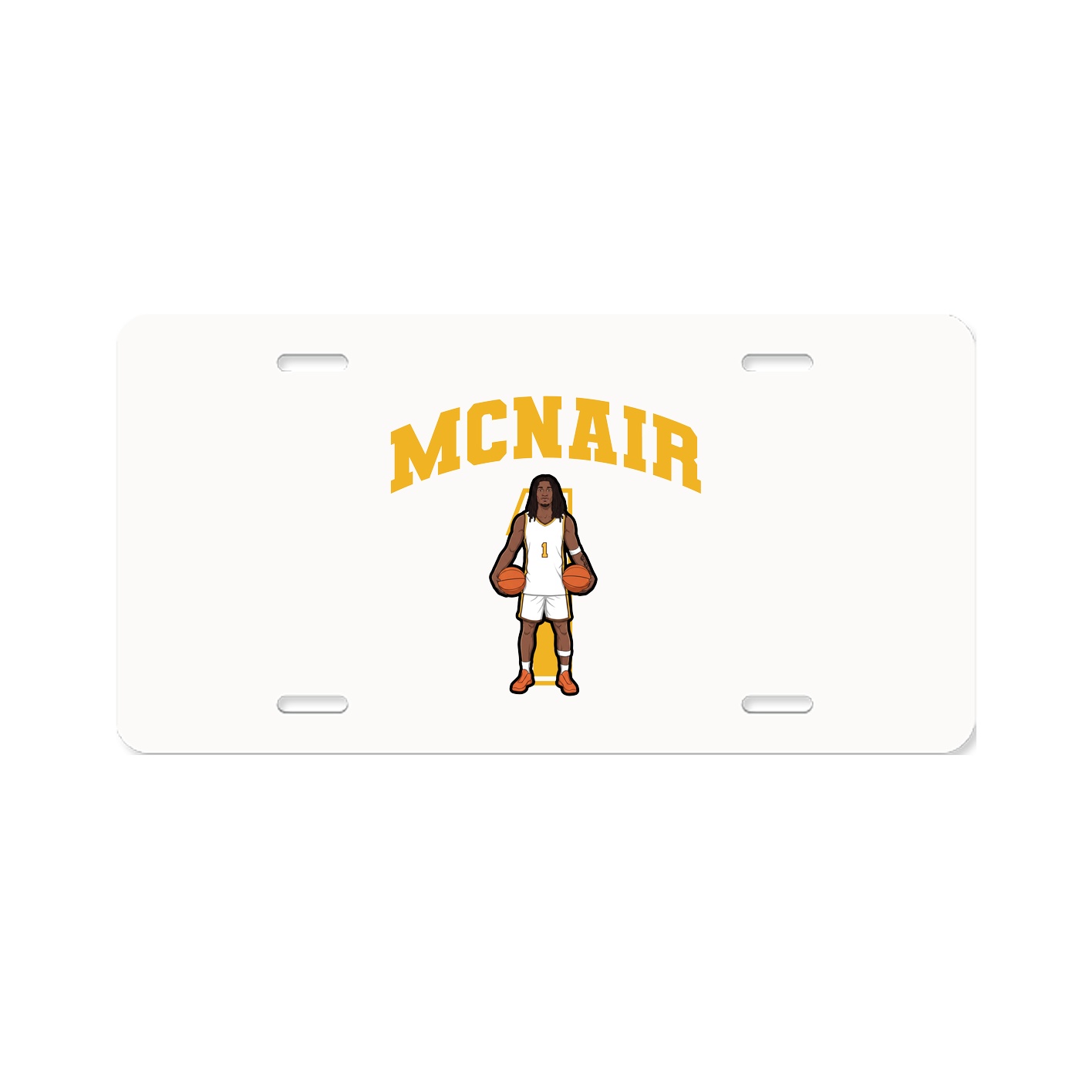 License Plate — Number in Classic