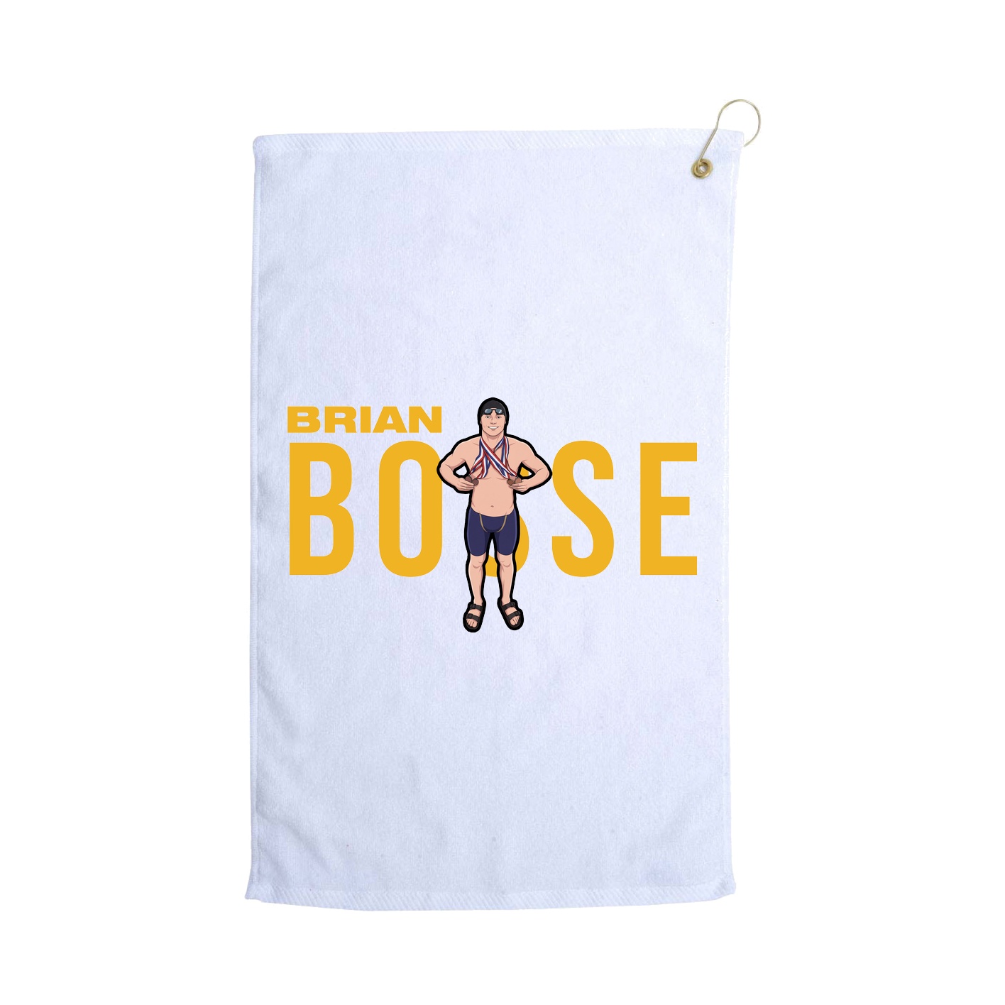Golf Towel — Player Name in White