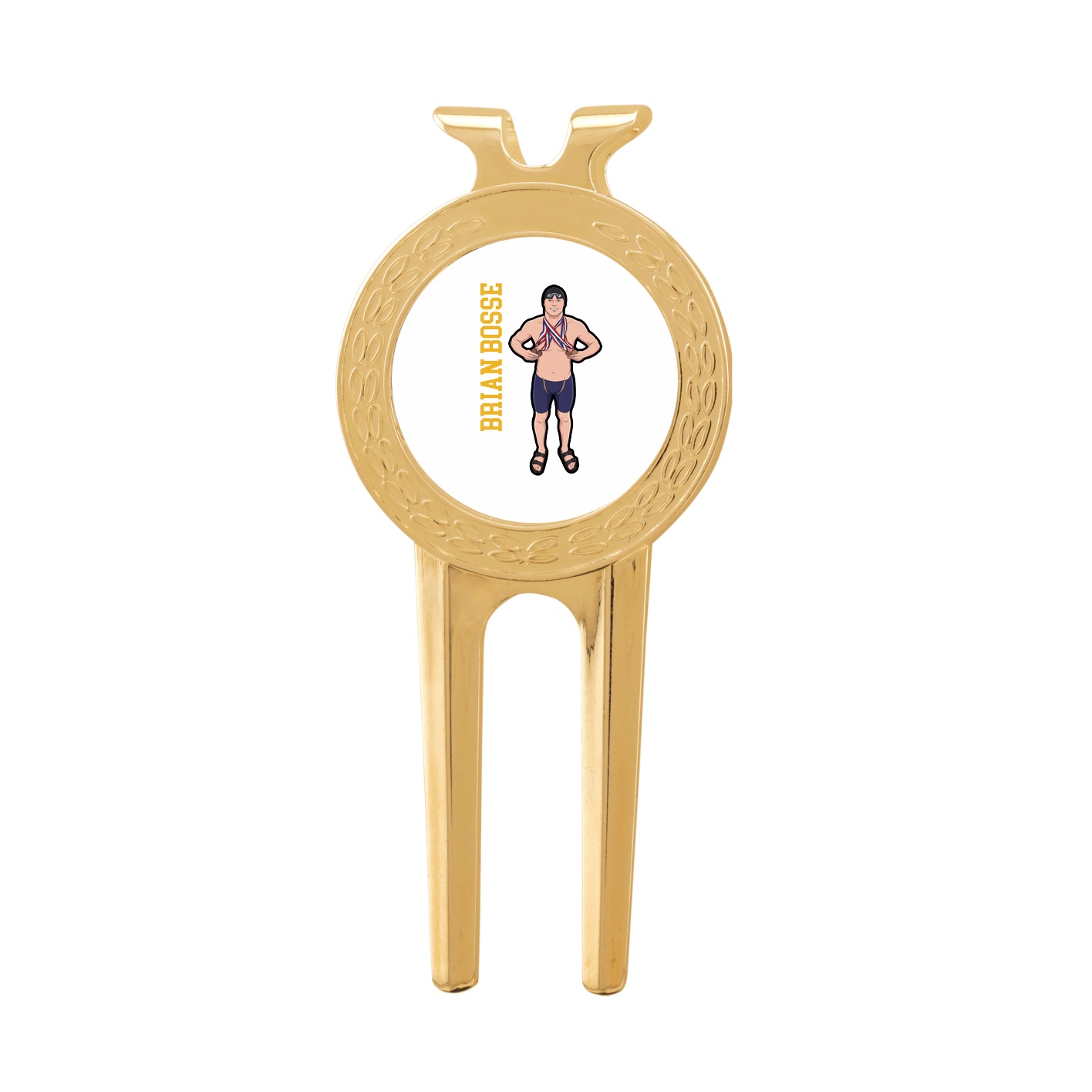 Divot Tool with Ball Marker — Name Vertical in Classic