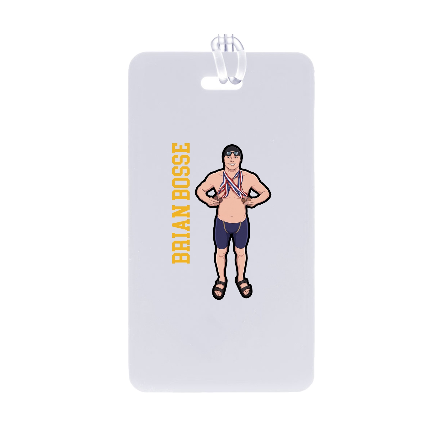 Bag Tag — Name Vertical in Classic