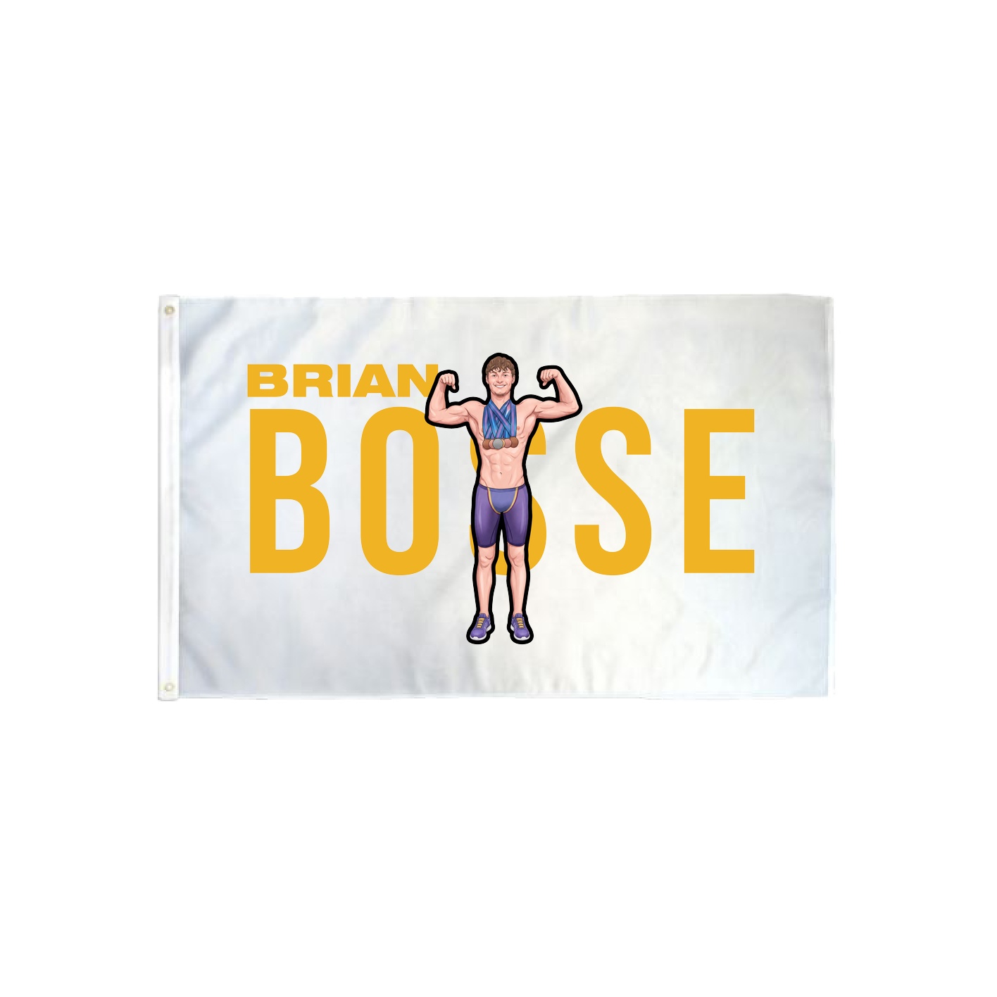 3x5 Flag — Player Name in Classic