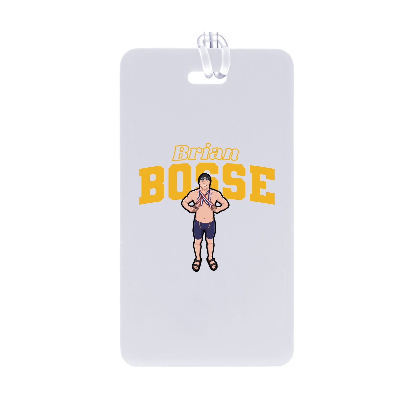 Bag Tag — Name Arch in Classic