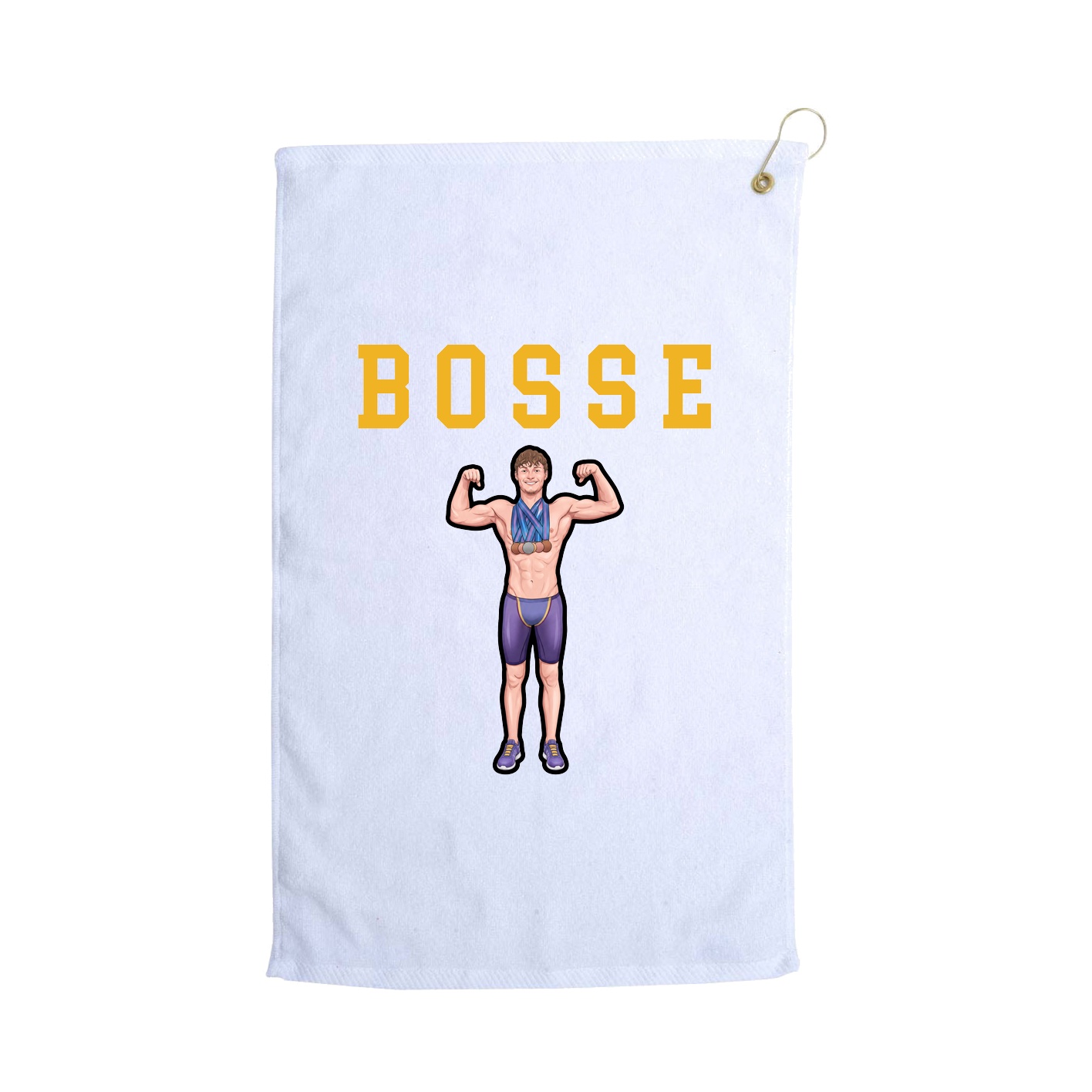 Golf Towel — Shirsey in White