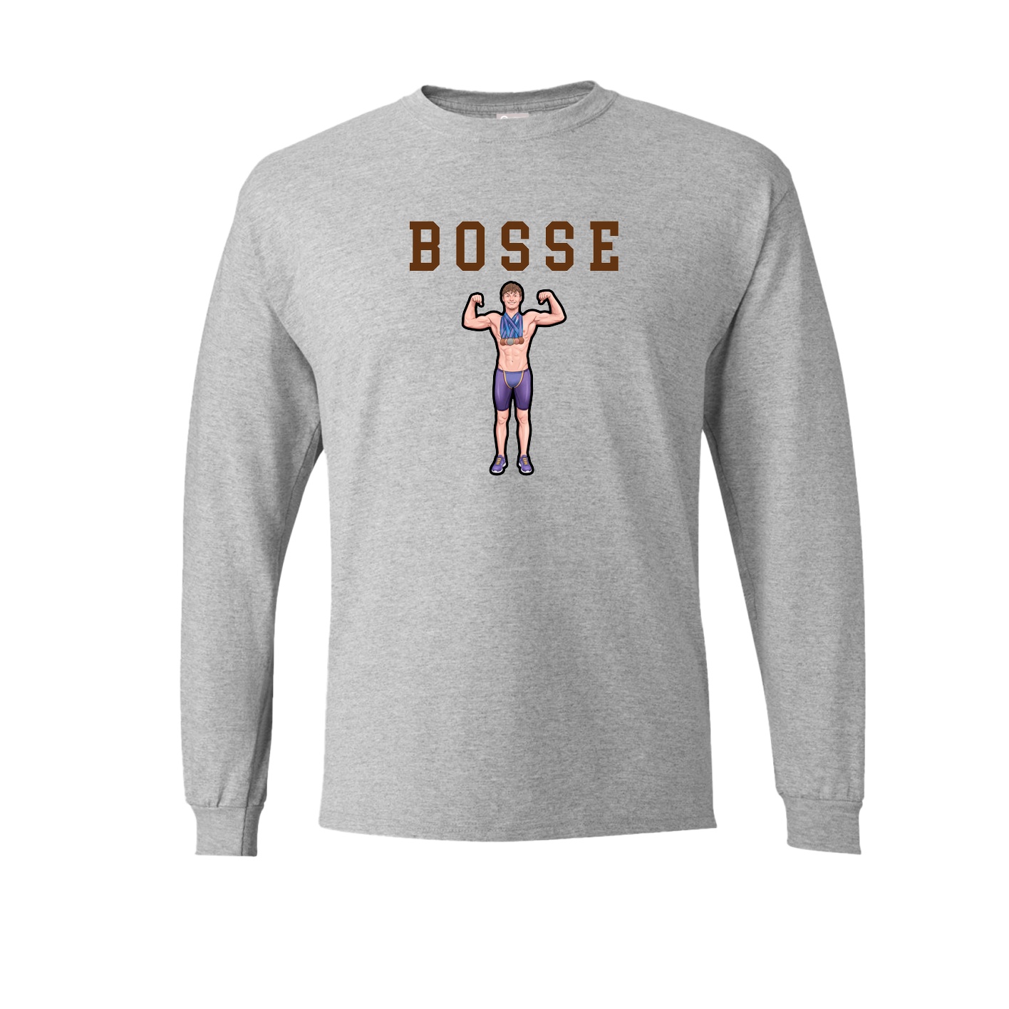 Long Sleeve Tee — Shirsey in Grey