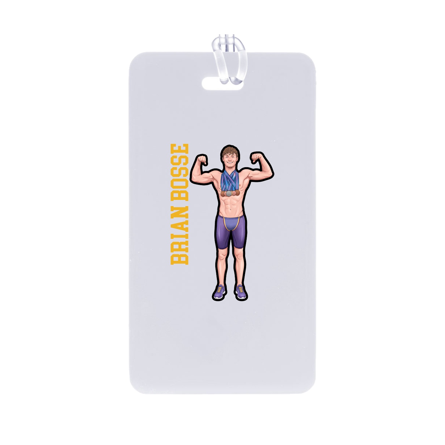 Bag Tag — Name Vertical in Classic