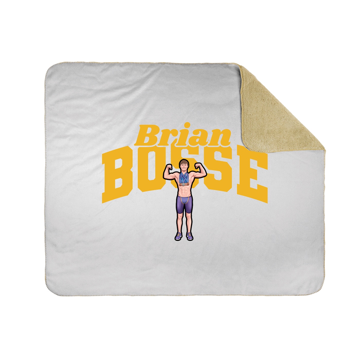 Throw Blanket — Signature Arch in White