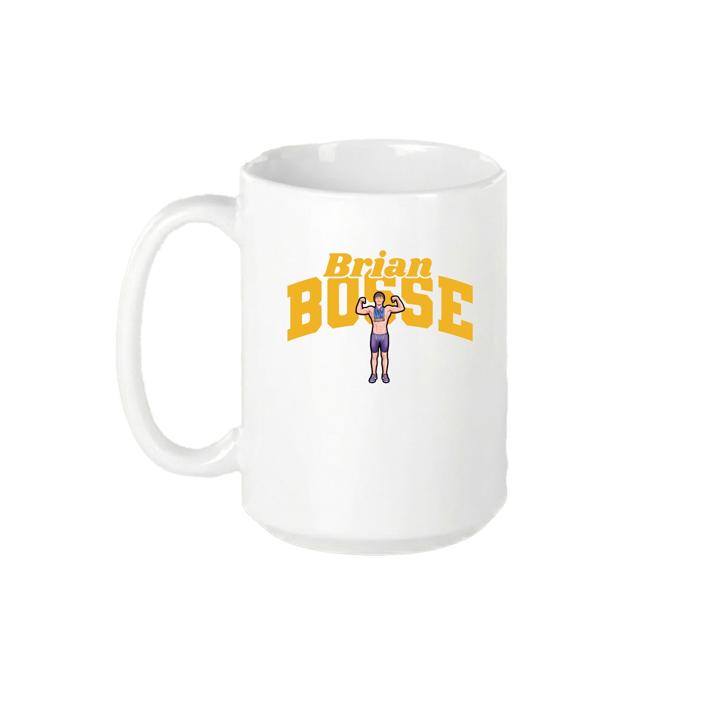 15oz Coffee Mug — Signature Arch in White