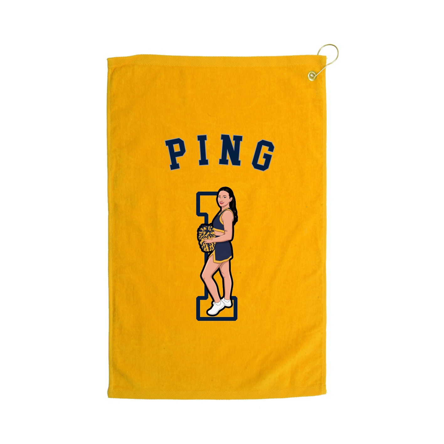 Golf Towel — Shirsey Arch in Gold