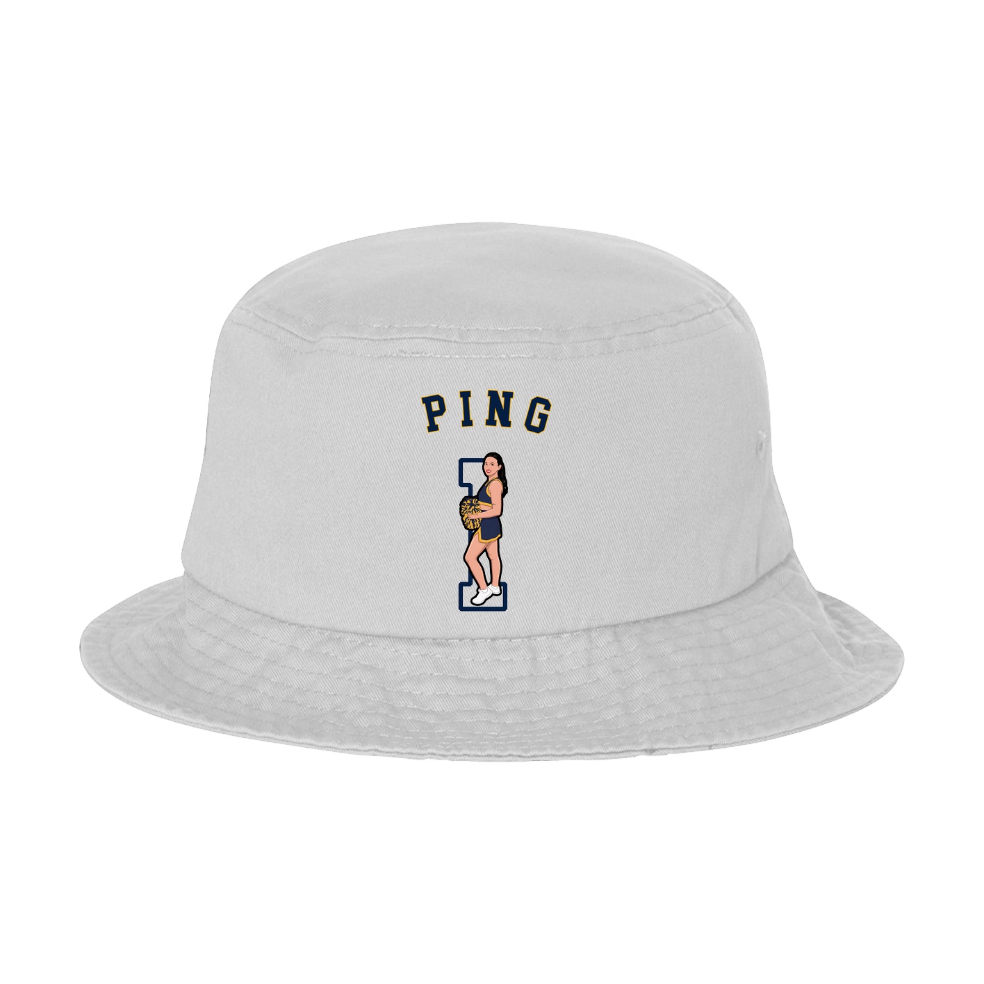 Bucket Cap — Shirsey Arch in White