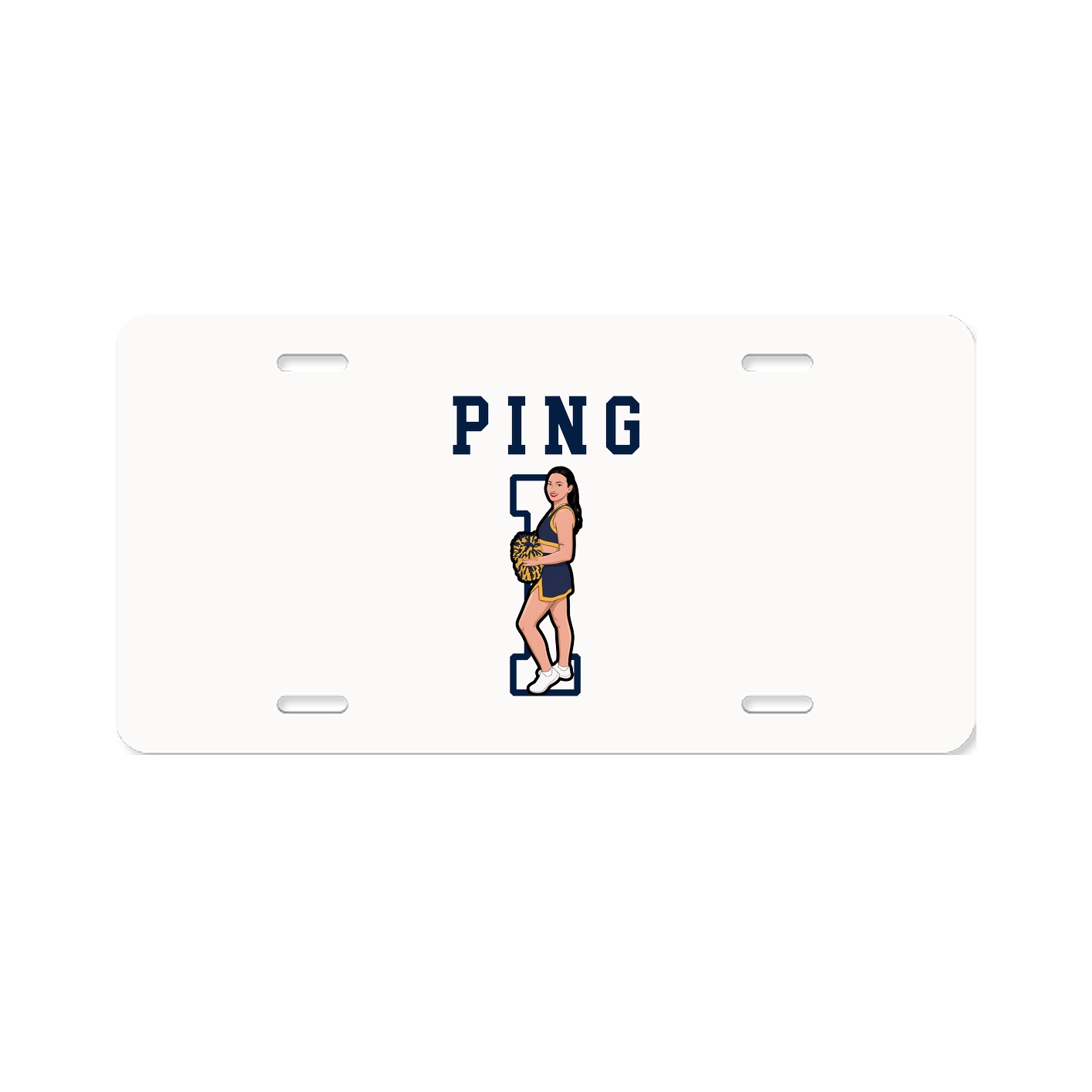 License Plate — Shirsey in Classic