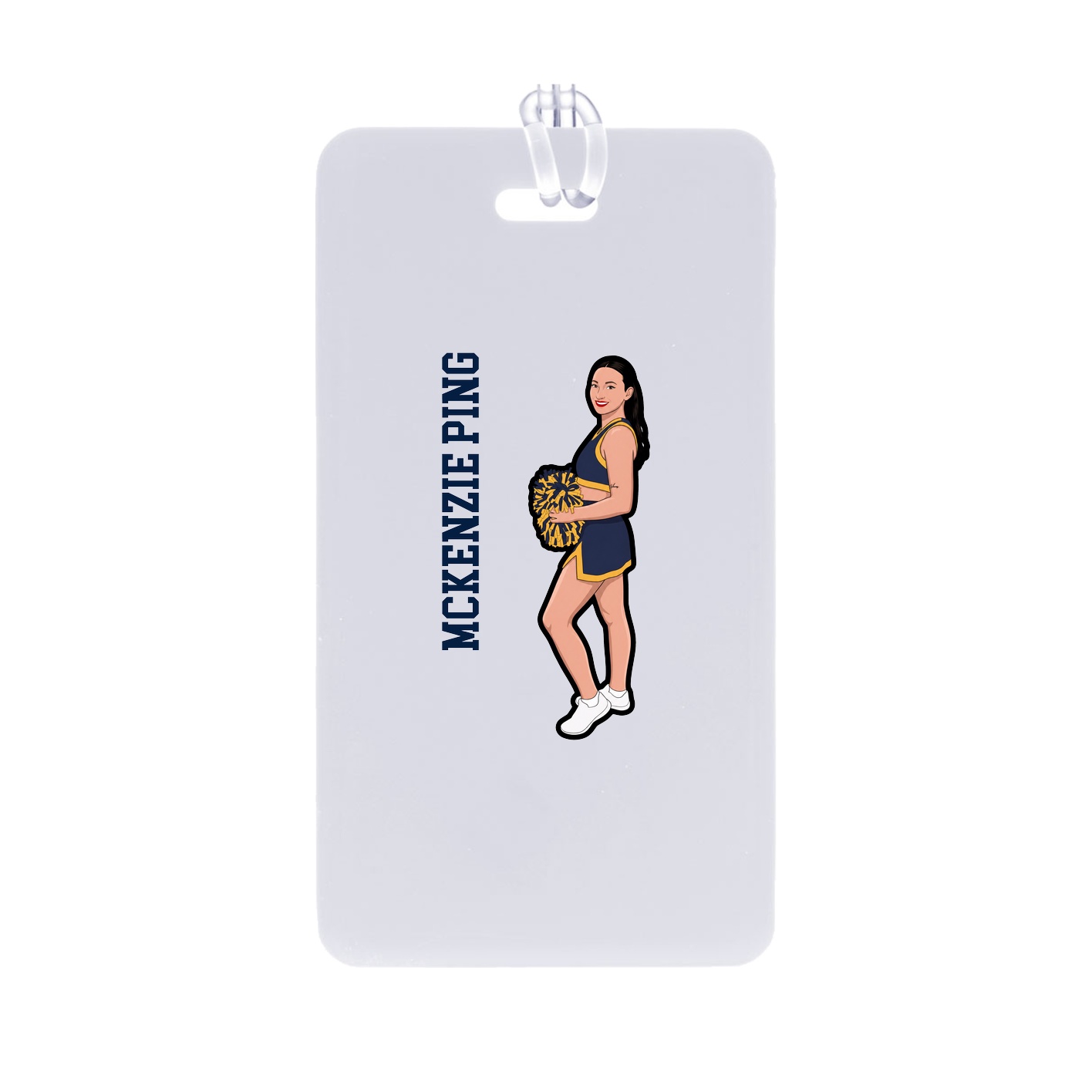 Bag Tag — Name Vertical in Classic
