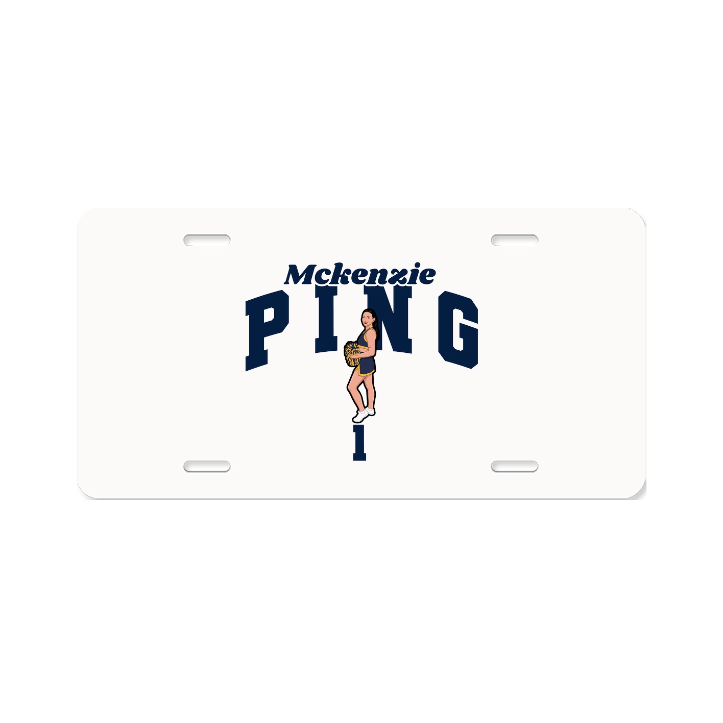 License Plate — Signature Arch in Classic