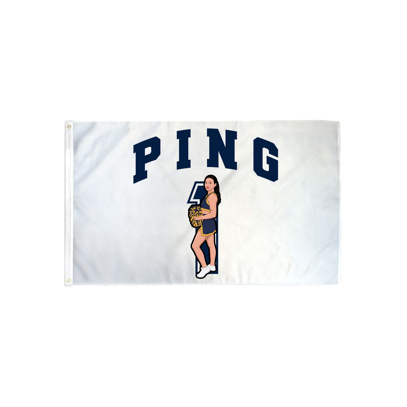 3x5 Flag — Number in Classic