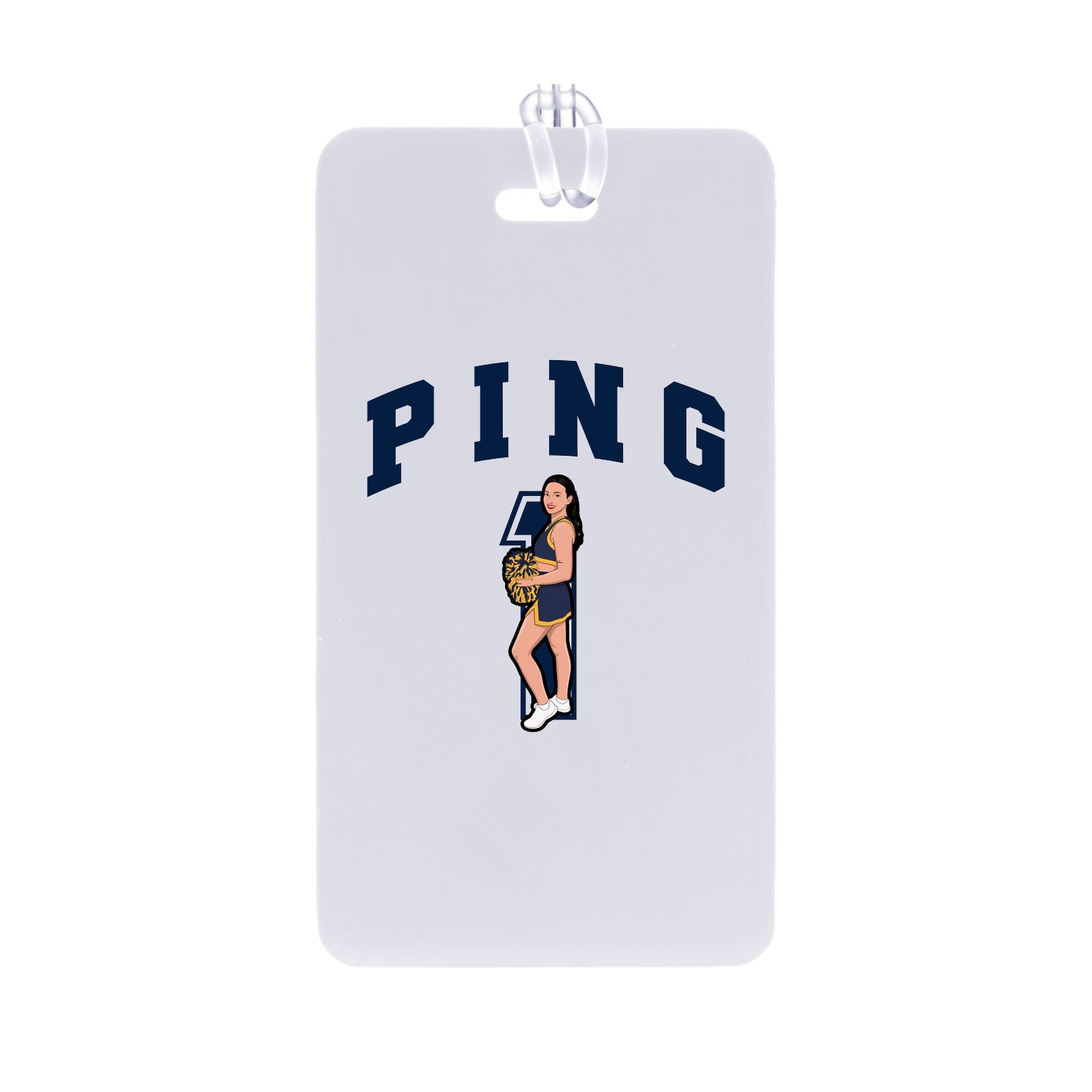 Bag Tag — Number in Classic