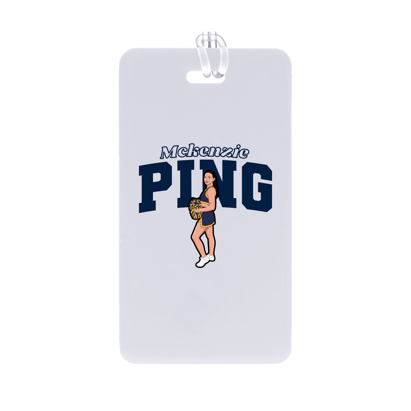 Bag Tag — Name Arch in Classic