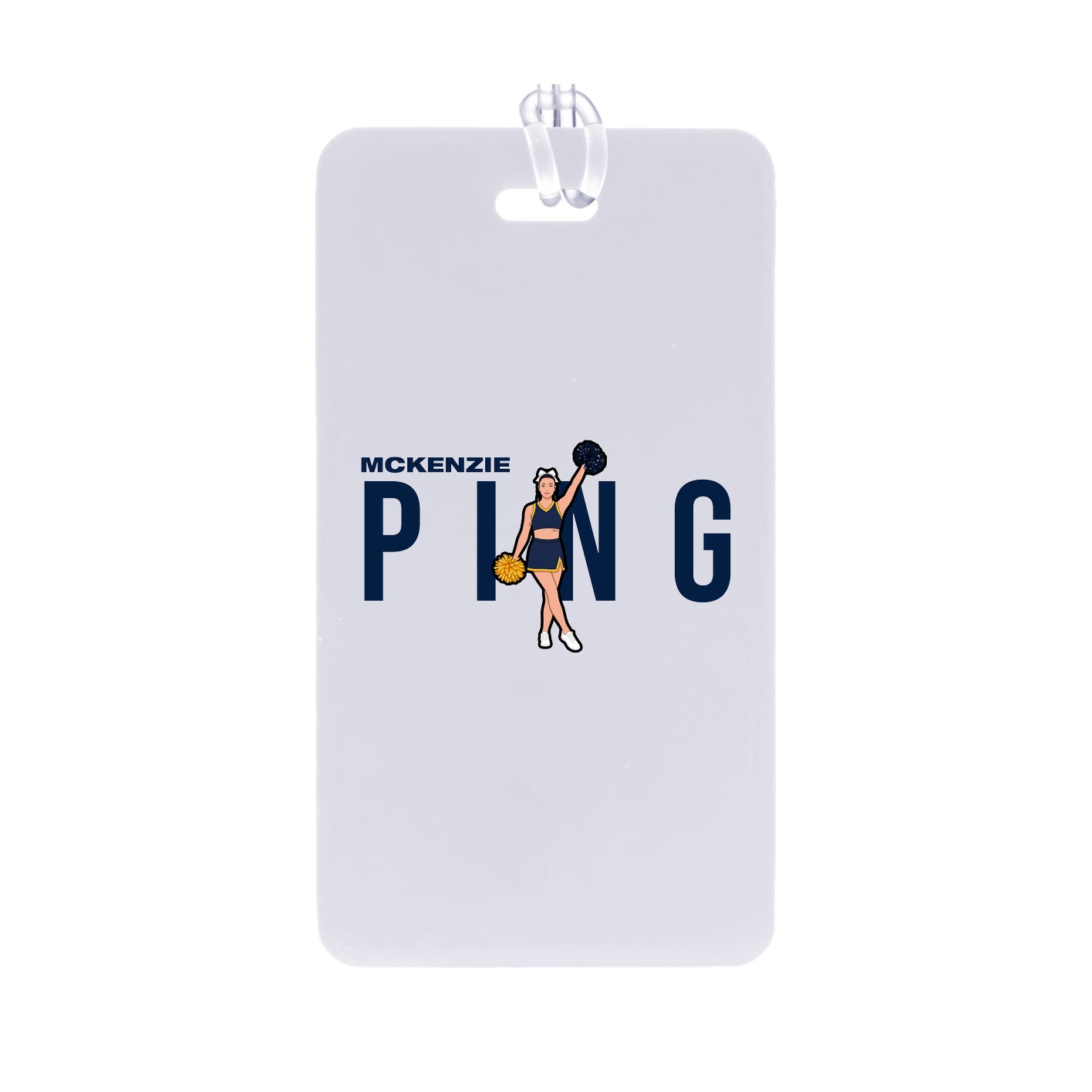 Bag Tag — Player Name in Classic