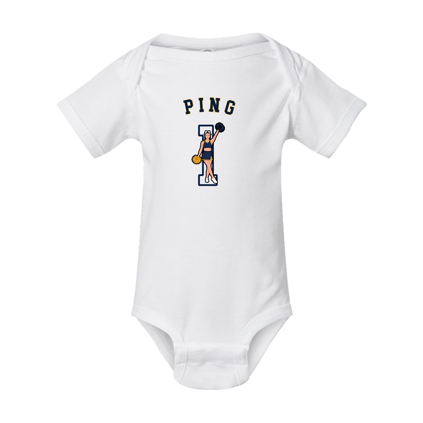 Baby Onesie — Shirsey Arch in White