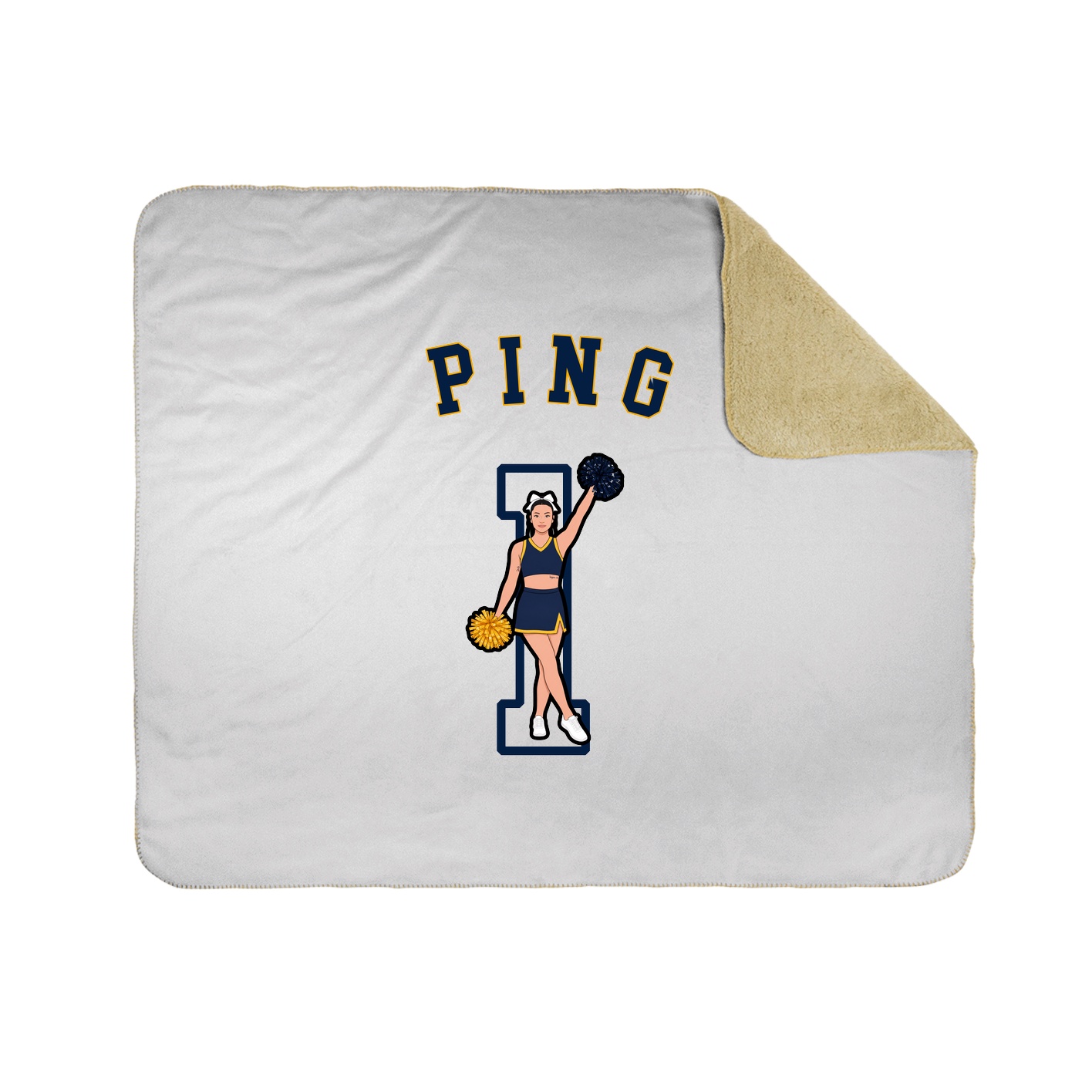 Throw Blanket — Shirsey Arch in White