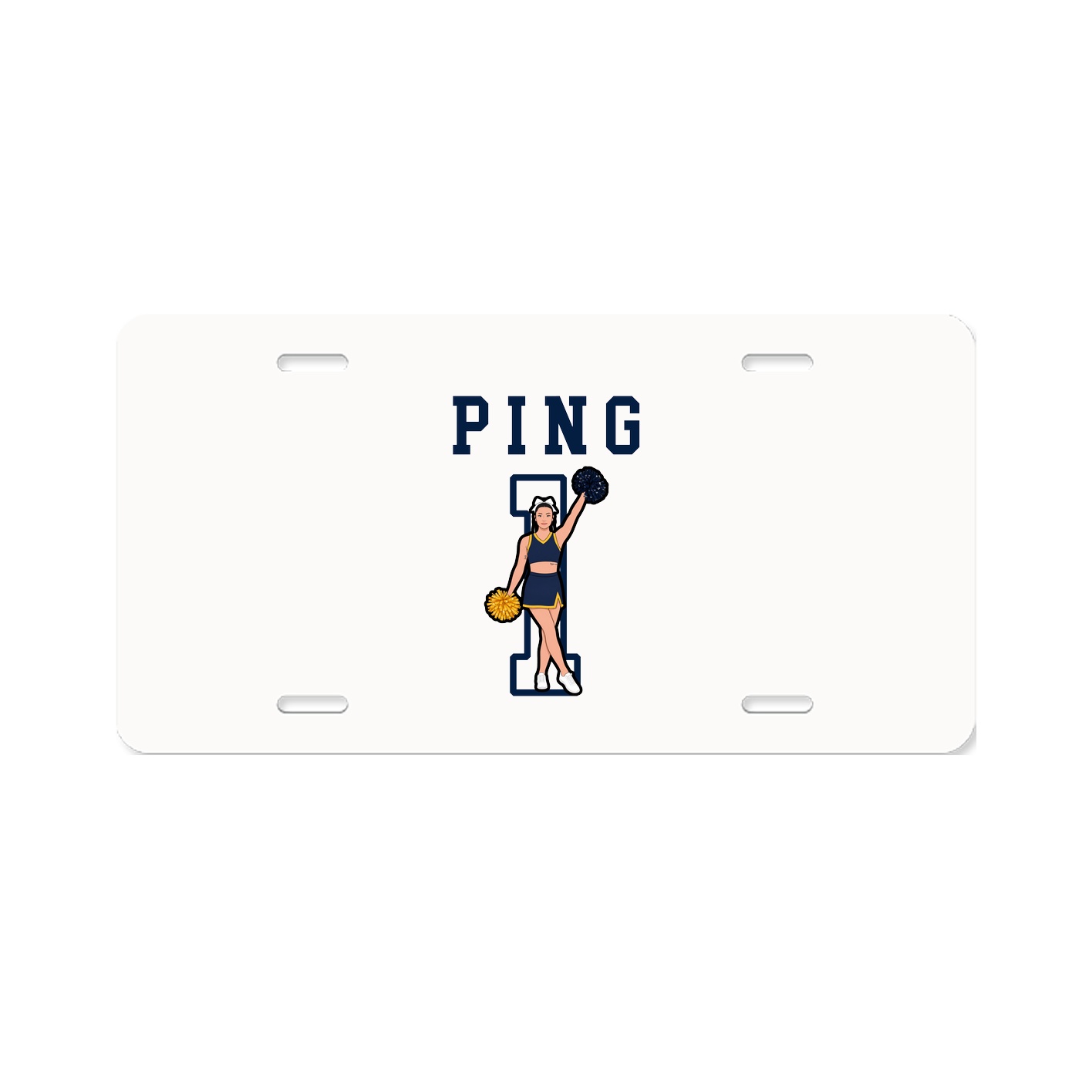 License Plate — Shirsey in Classic