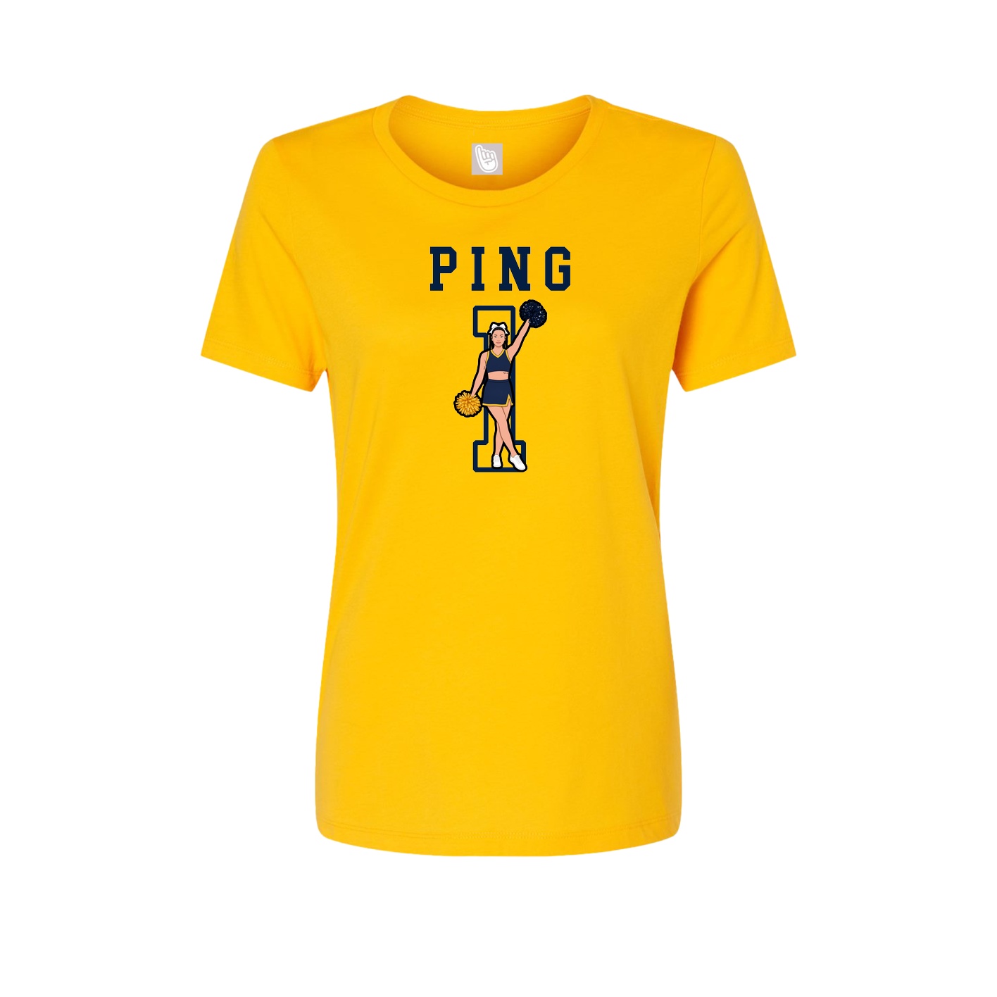 Fitted Women's Tee — Shirsey in Gold