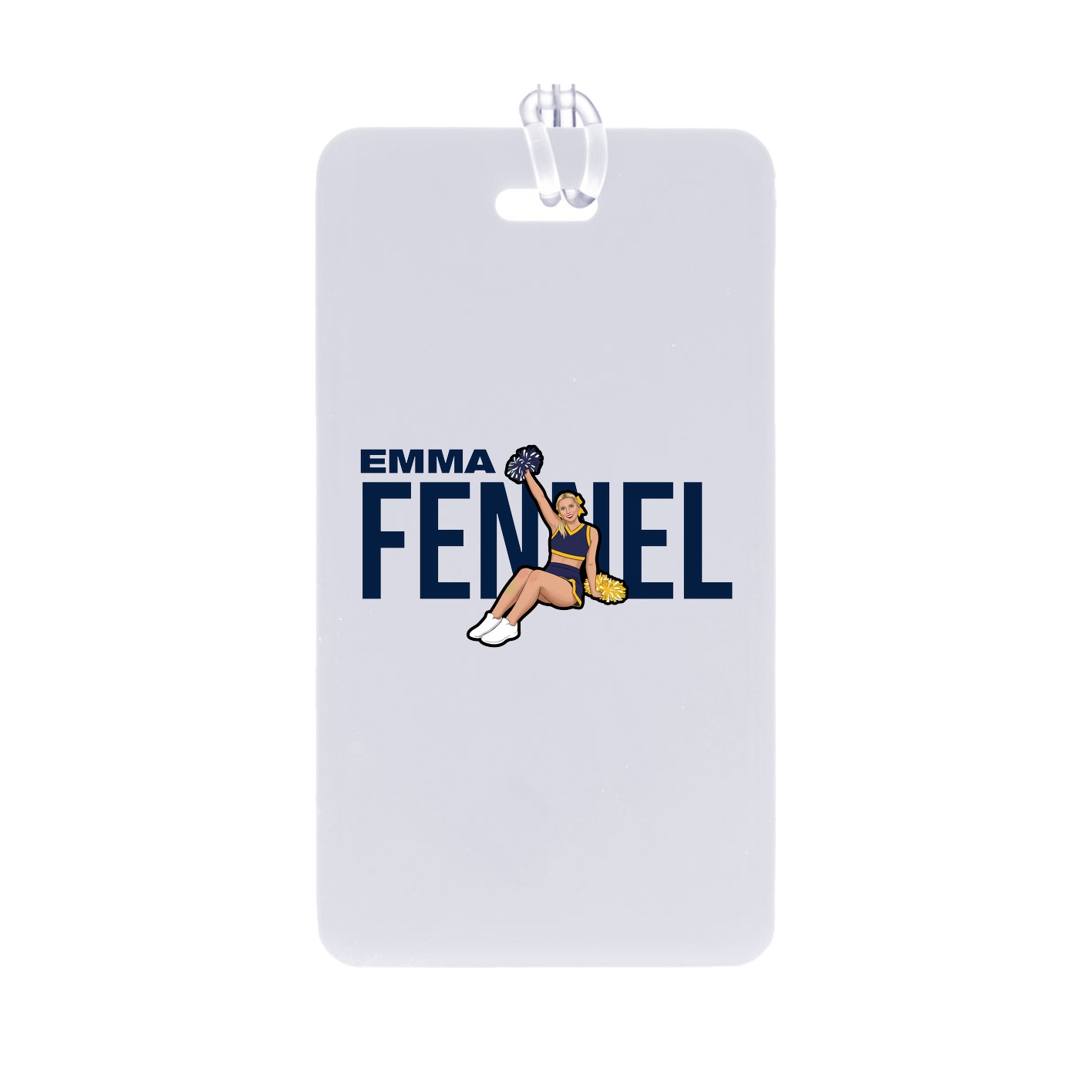 Bag Tag — Player Name in Classic