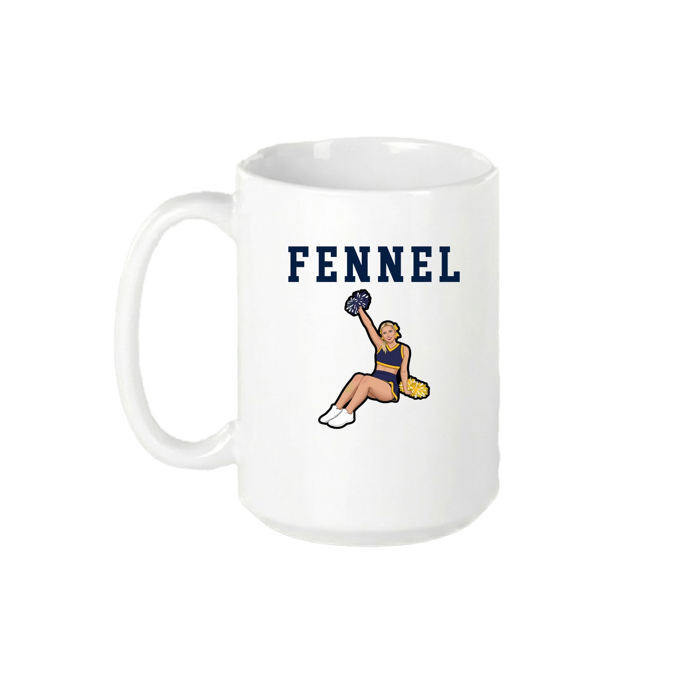 15oz Coffee Mug — Shirsey in White