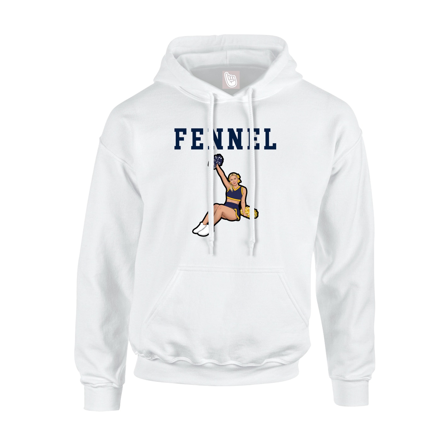 Youth Hoodie — Shirsey in White