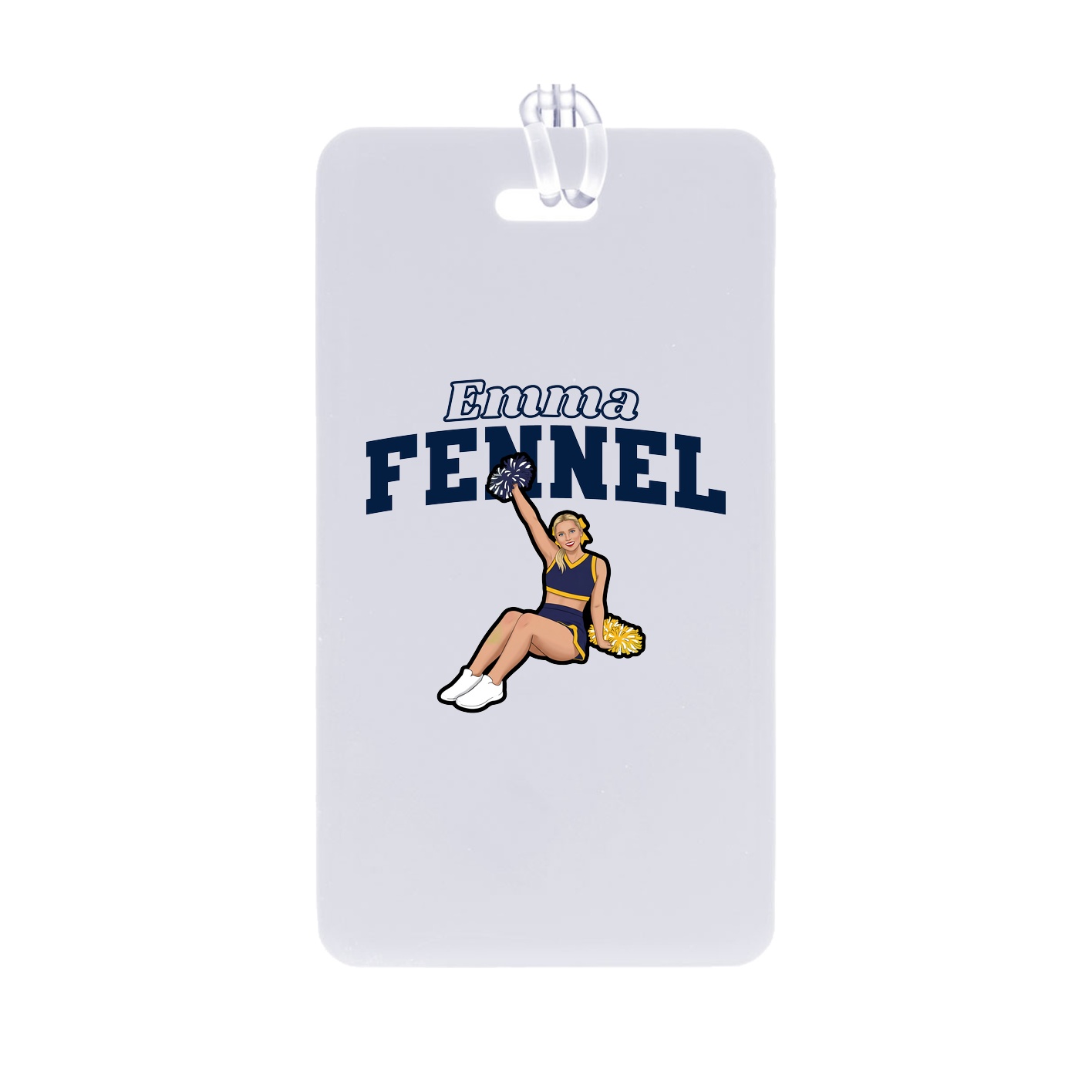 Bag Tag — Name Arch in Classic