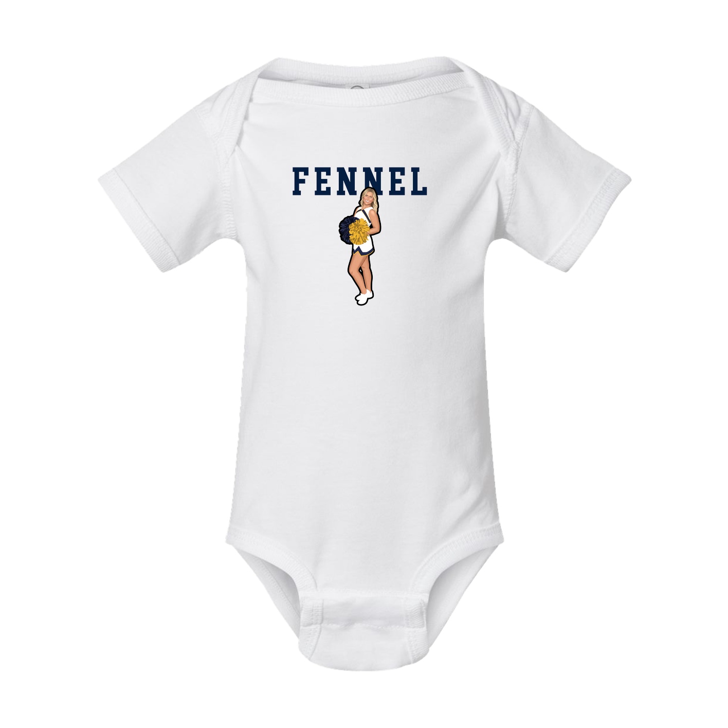 Baby Onesie — Shirsey in White