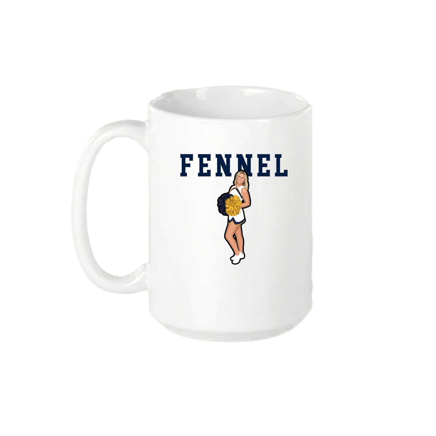 15oz Coffee Mug — Shirsey in White