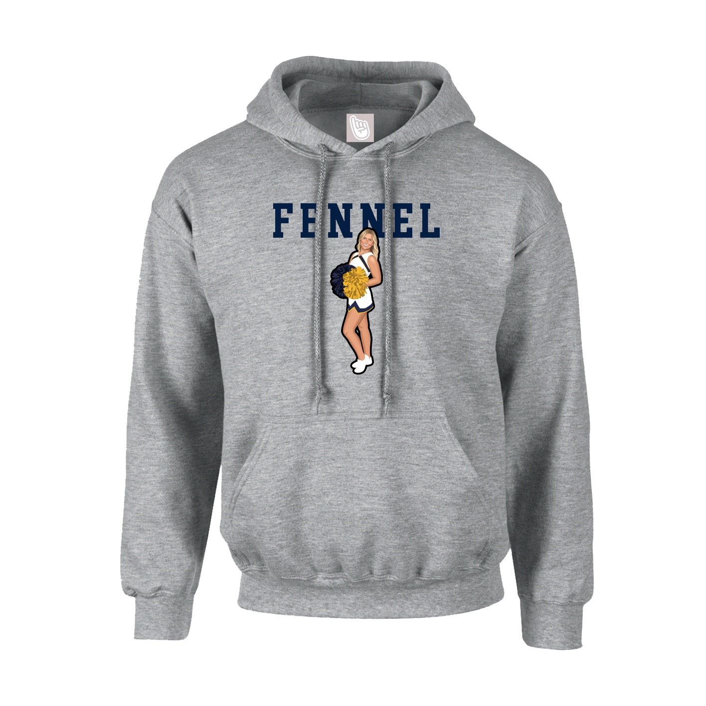Hoodie — Shirsey in Grey