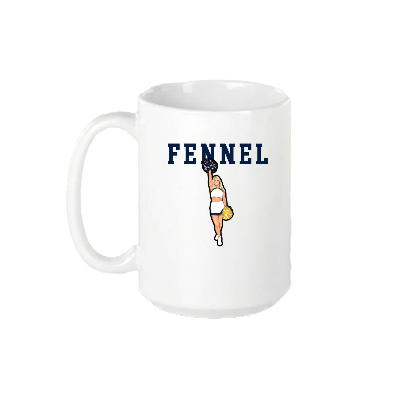 15oz Coffee Mug — Shirsey in White